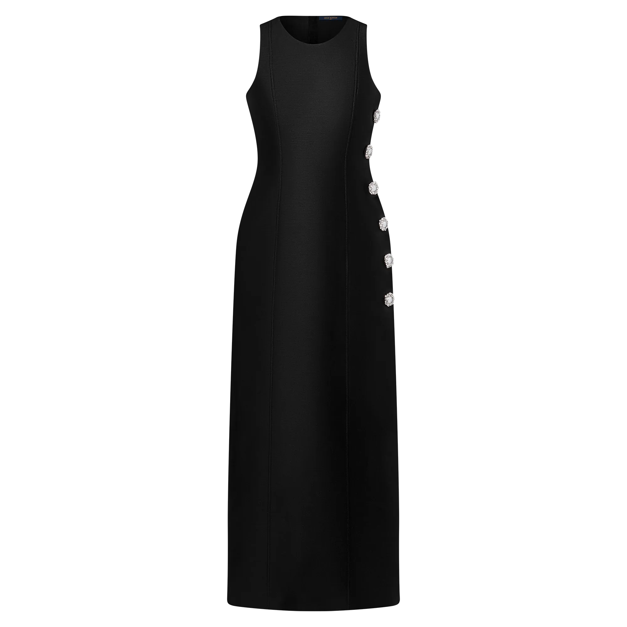 Louis Vuitton Jewel Button Mikado Fitted Dress - Women - Ready - to - Wear 1AGBLQ