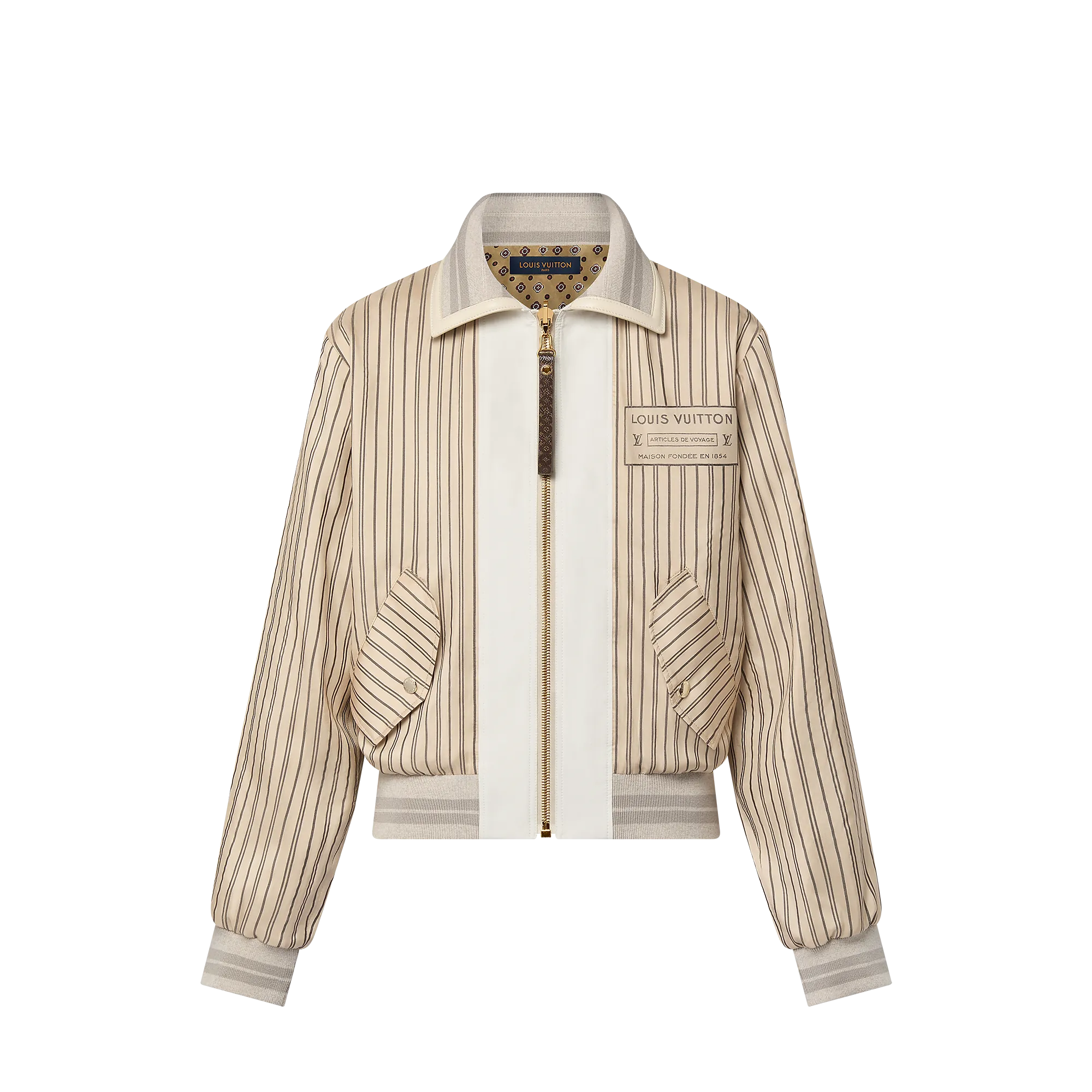 Louis Vuitton Reversible Neverfull Stripes Bomber Jacket - Women - Ready - to - Wear 1AGBTP