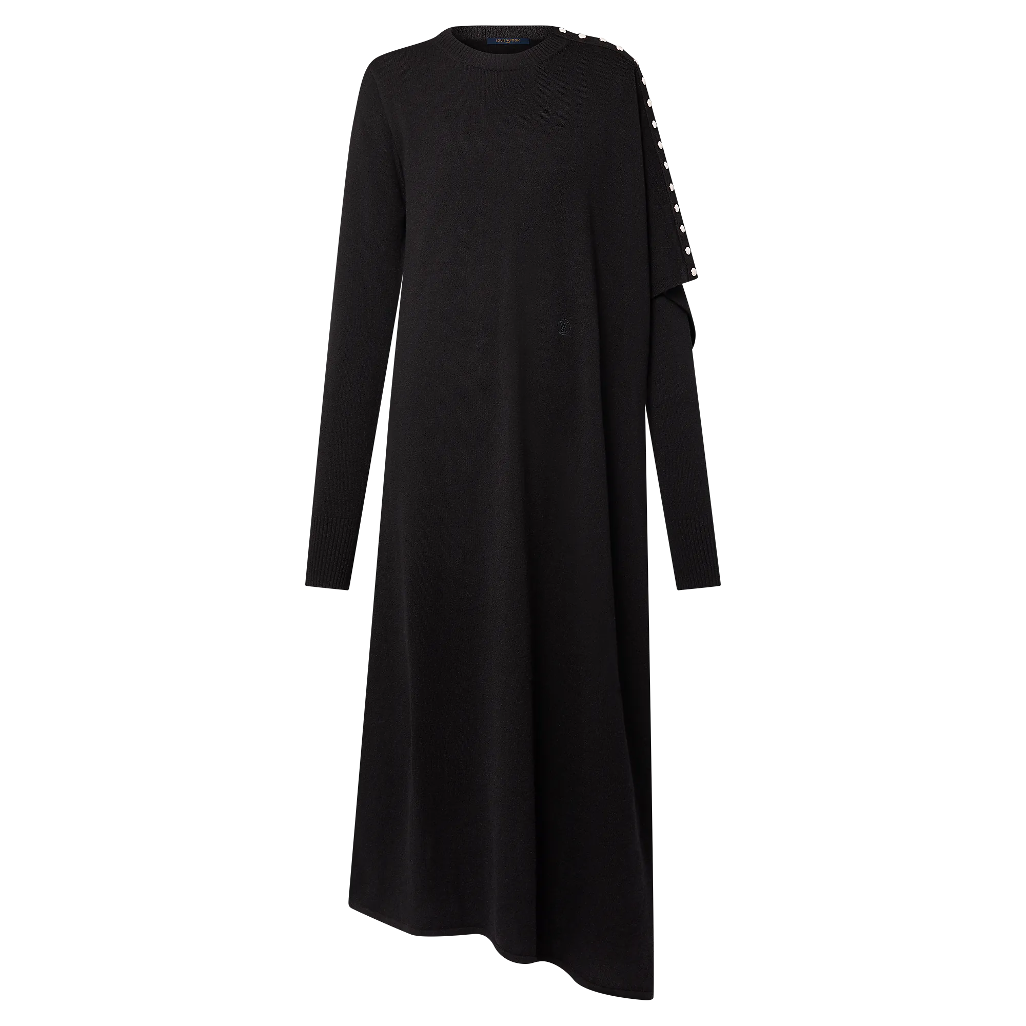 Louis Vuitton Asymmetrical Cashmere Knit Dress - Women - Ready - to - Wear 1AGCX1