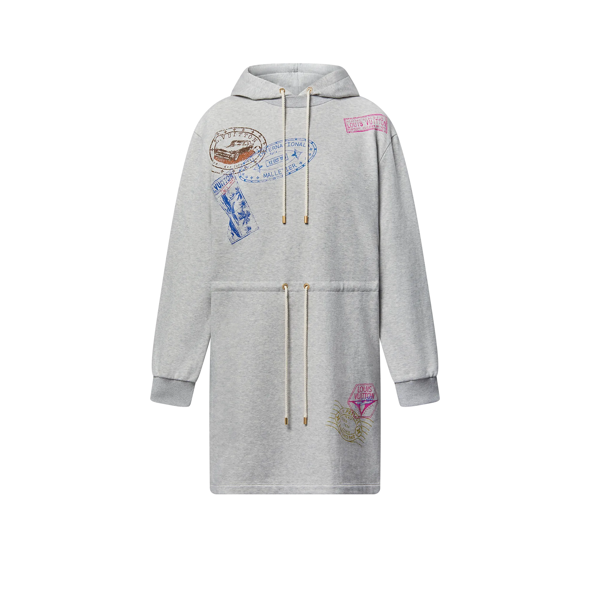 Louis Vuitton Travel Stamp Sweater Dress - Women - Ready - to - Wear 1AGDL2