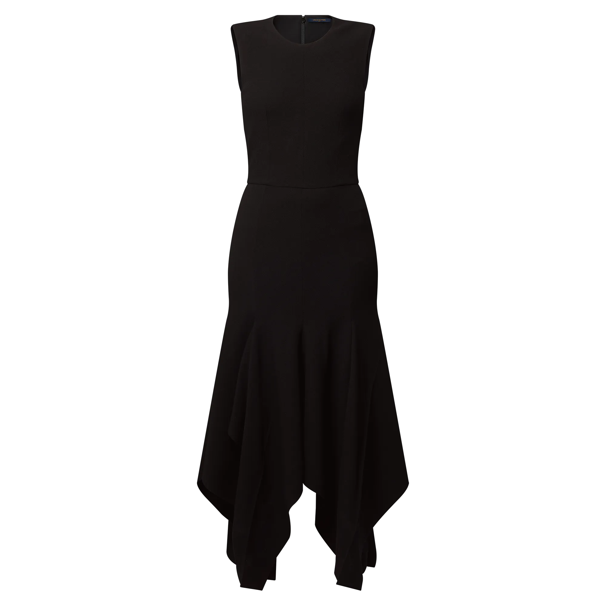 Louis Vuitton Wool Crepe Petal Hem Dress - Women - Ready - to - Wear 1AGESF