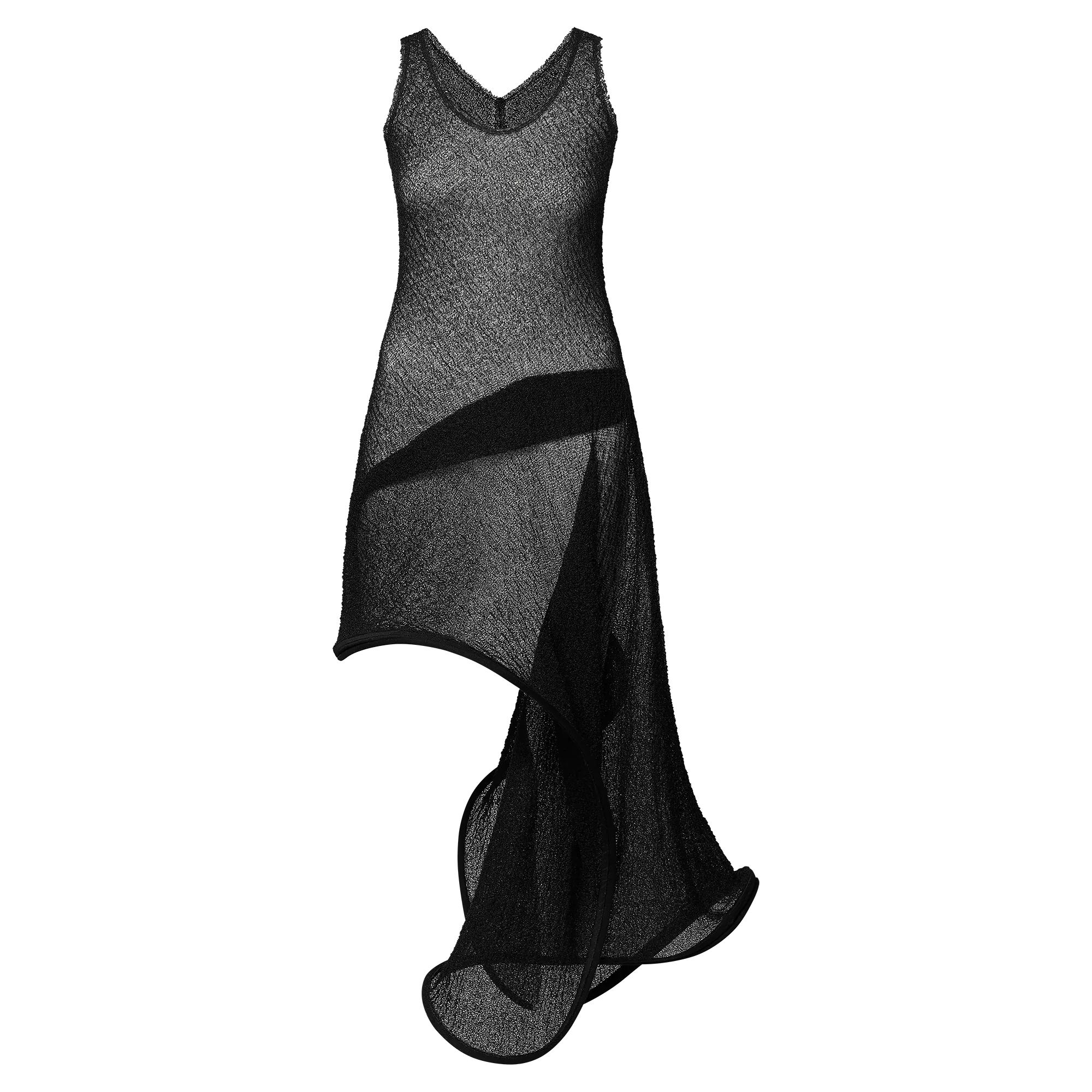 Louis Vuitton Sculptural Hem Mesh Dress - Women - Ready - to - Wear 1AGFKI