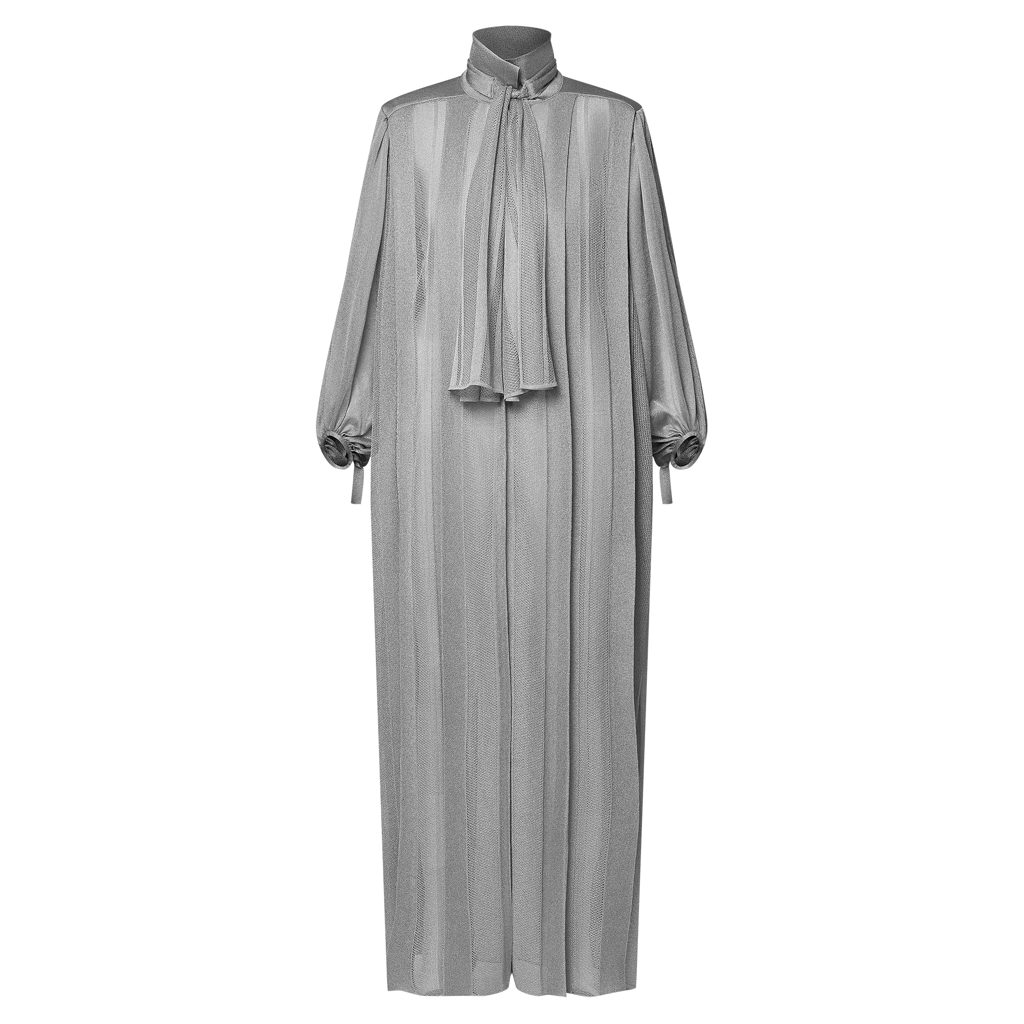 Louis Vuitton Sheer Stripe Knit Dress - Women - Ready - to - Wear 1AGFNN