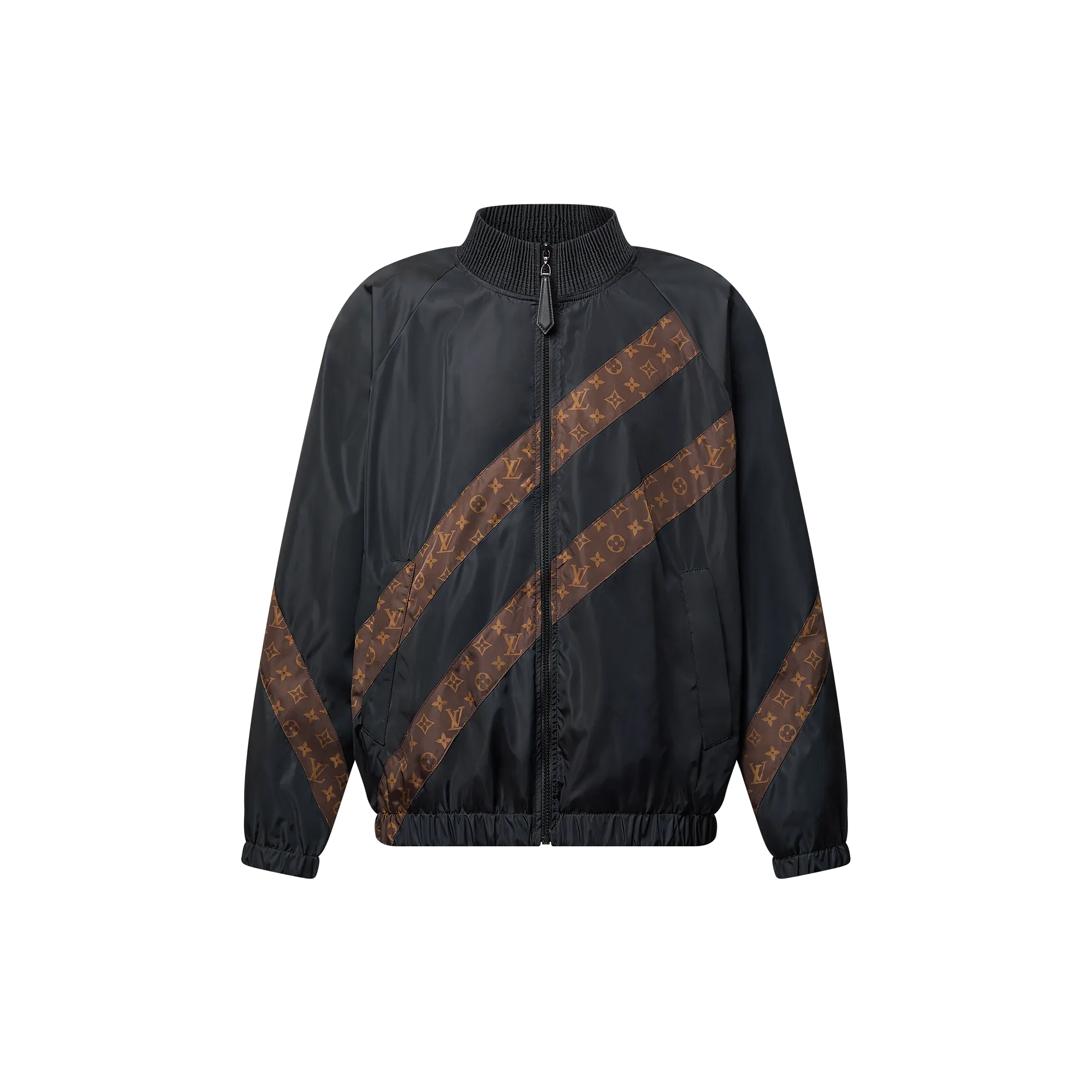 Louis Vuitton Monogram Stripe Zip - Up Jacket - Women - Ready - to - Wear 1AGGK3