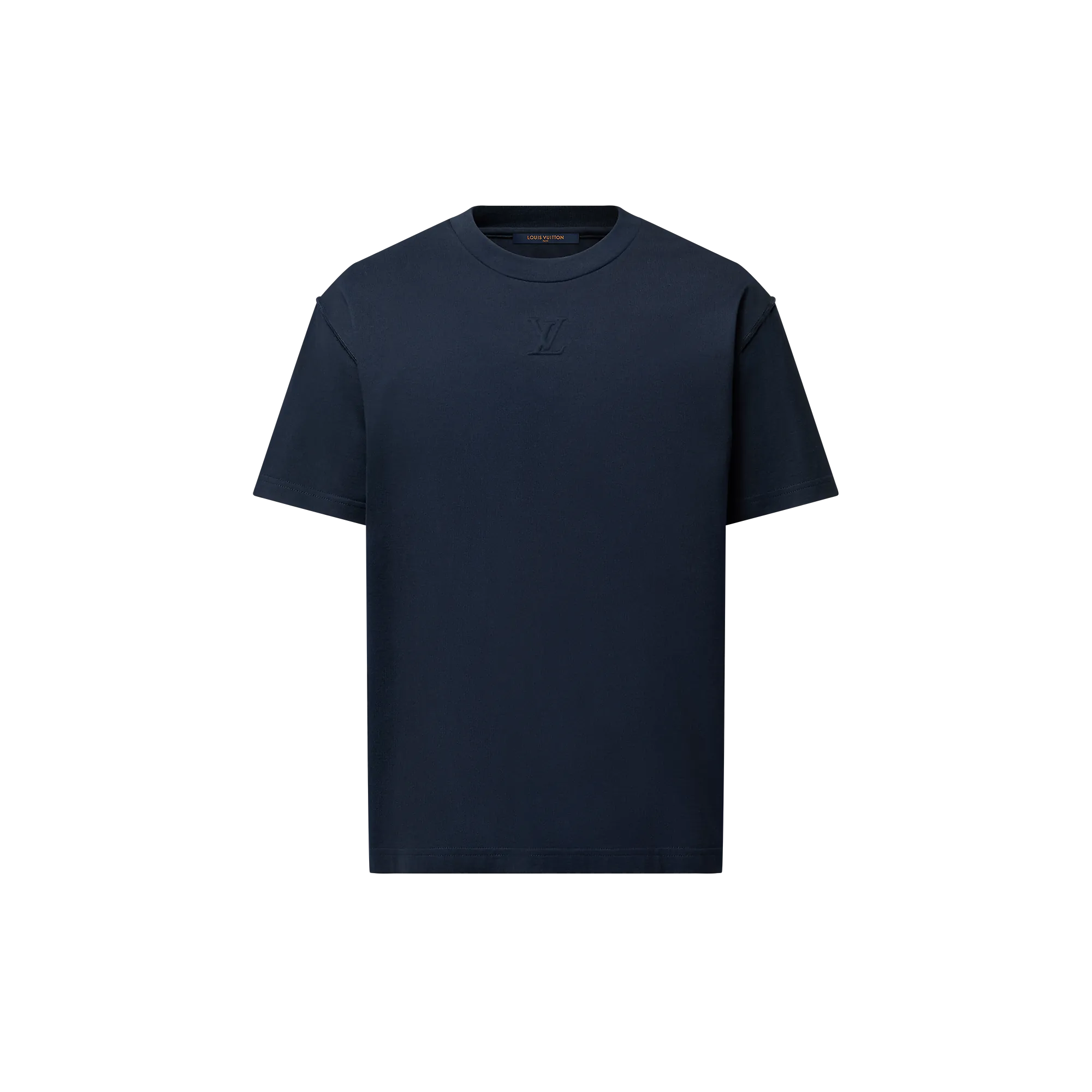 Louis Vuitton Embossed LV T - Shirt - Men - Ready - to - Wear 1AGIIX Bleu Myrtille