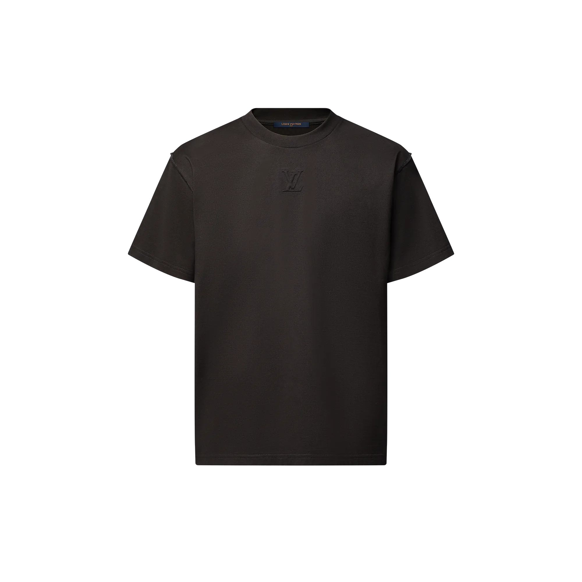 Louis Vuitton Embossed LV T - Shirt - Men - Ready - to - Wear 1AGIJ4 Black