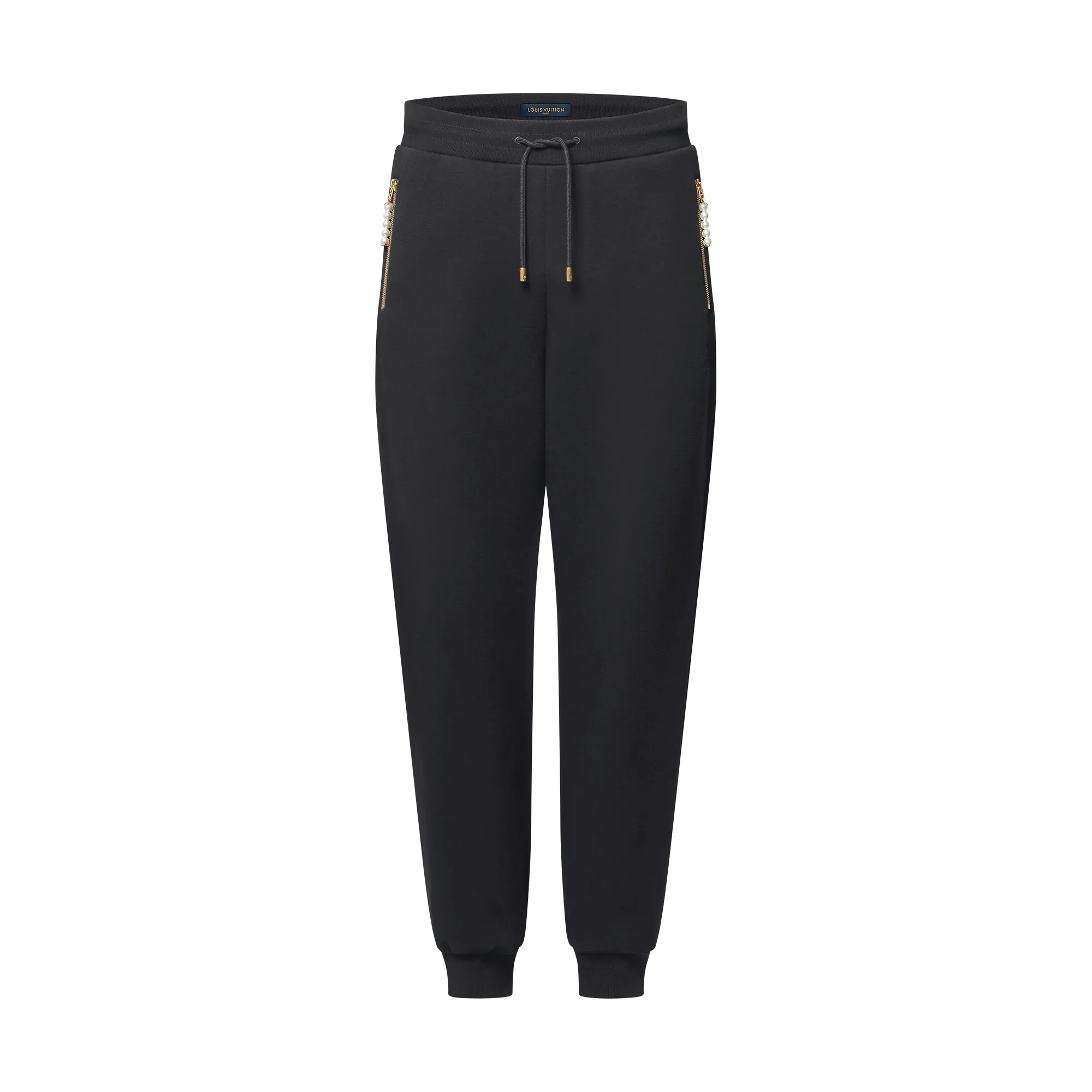 Louis Vuitton Embroidered Jersey Jogpants - Men - Ready - to - Wear 1AGILY Black