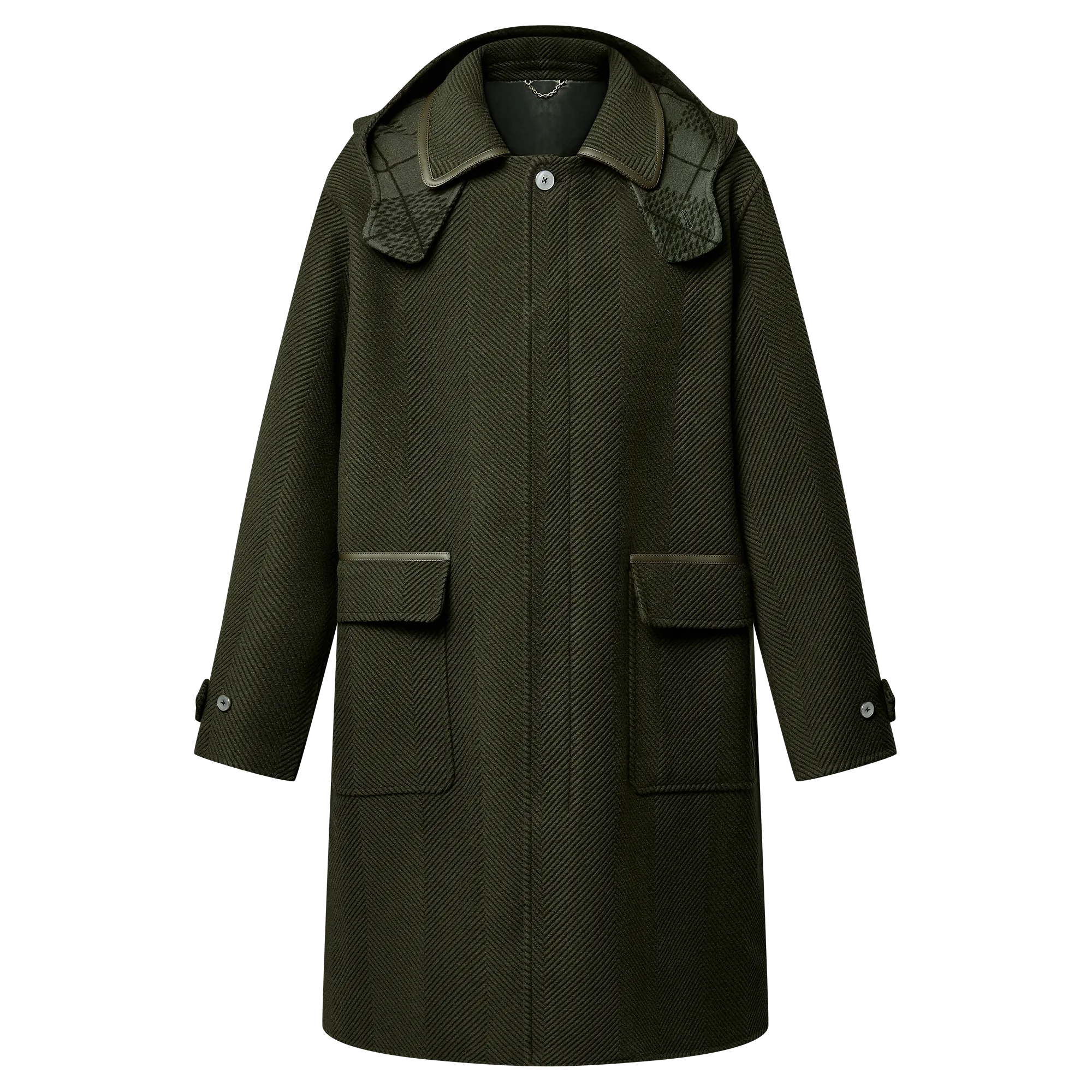 Louis Vuitton Double Face Wool - Silk Blend Coat - Men - Ready - to - Wear 1AGITJ