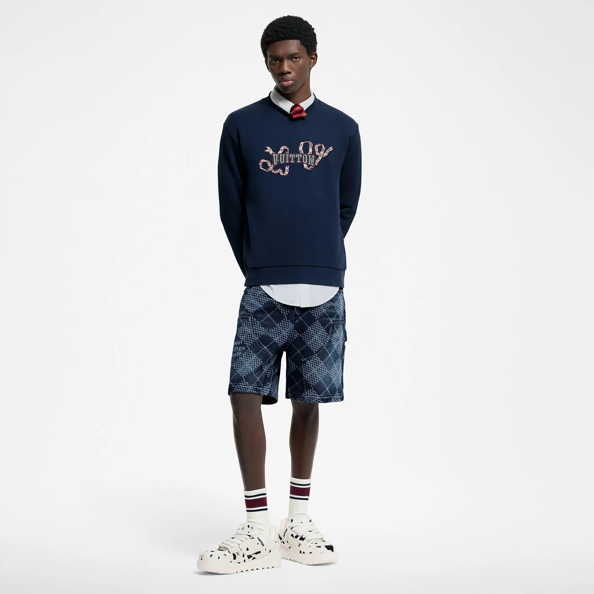 Louis Vuitton Denim Carpenter Shorts - Men - Ready - to - Wear 1AGIW7