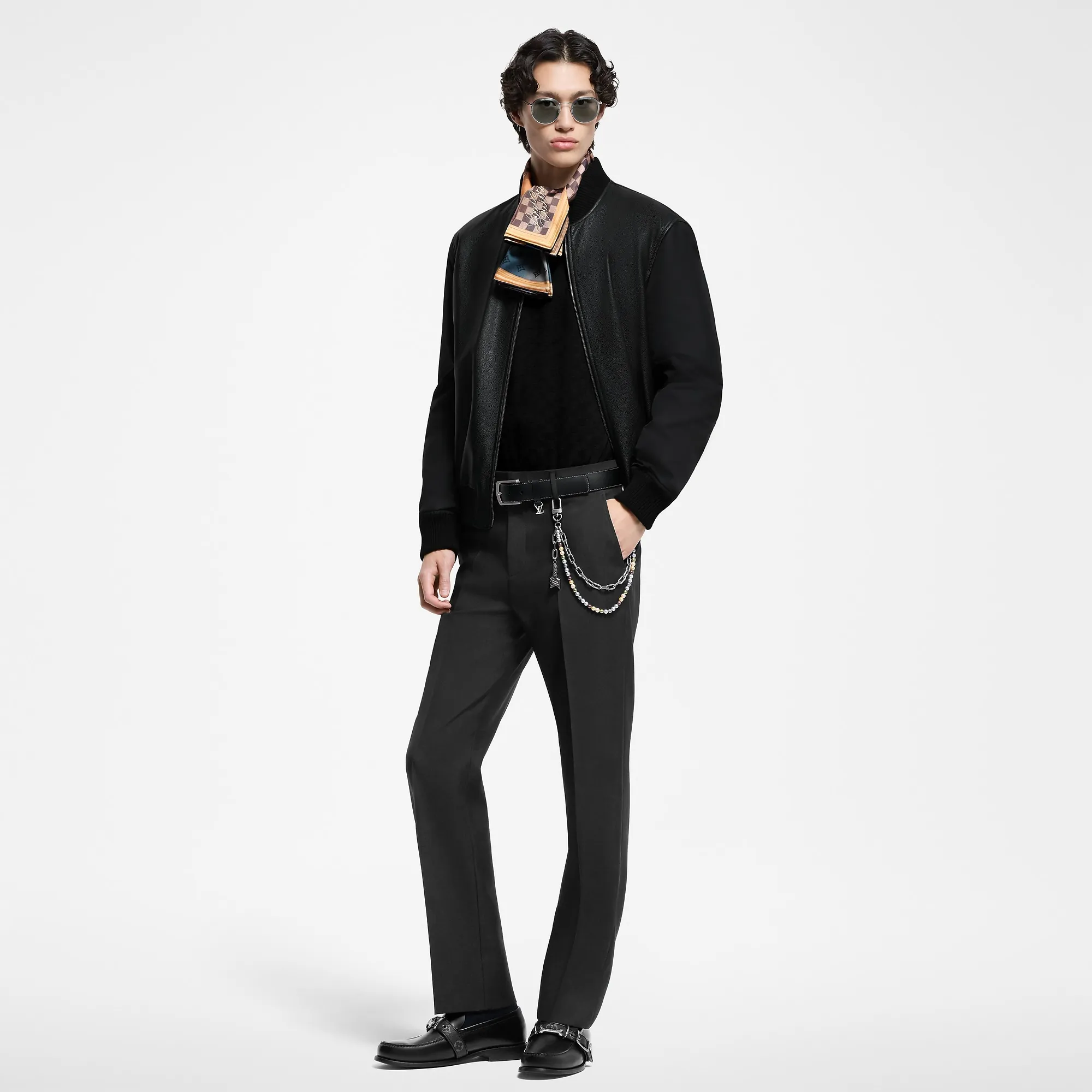 Louis Vuitton Reversible Leather Nylon Jacket - Men - Ready - to - Wear 1AGJGL