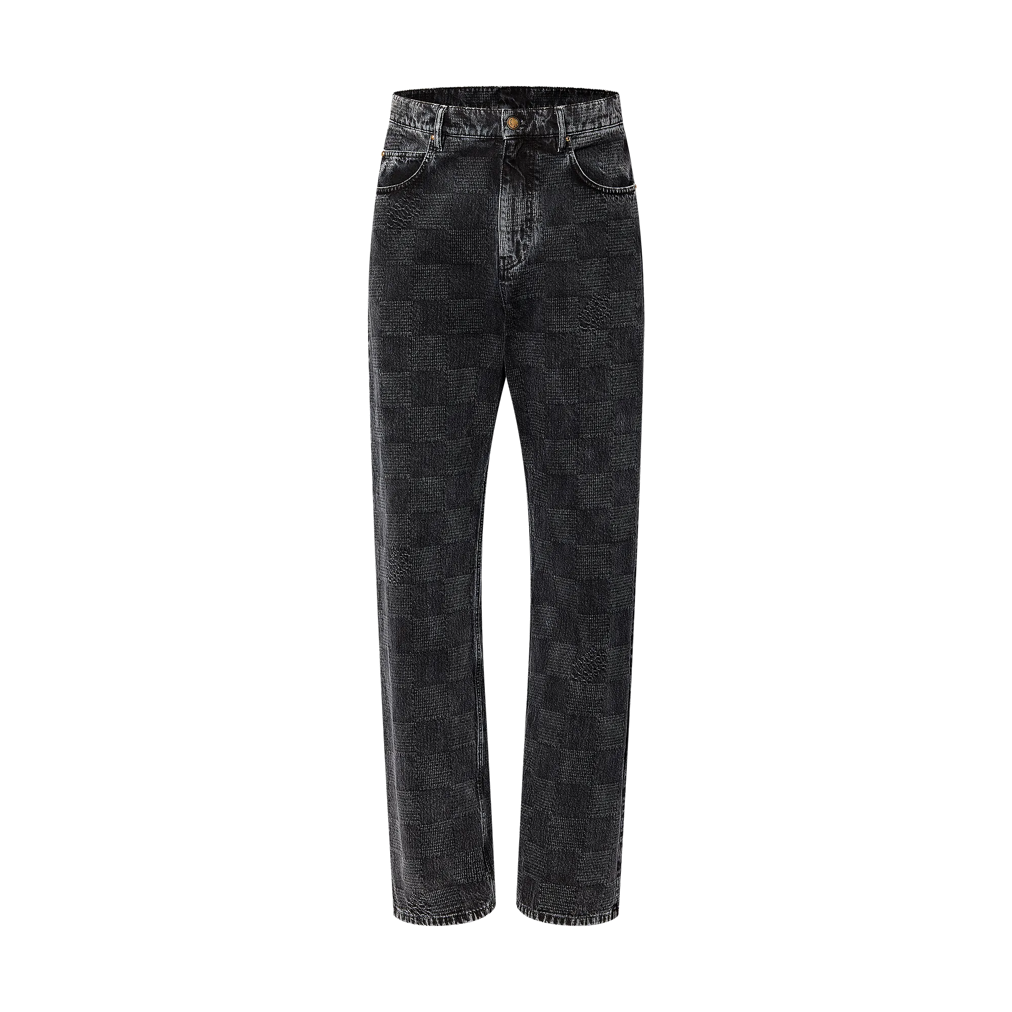 Louis Vuitton 57th Street NYC Damier Denim Skate Pants - Men - Ready - to - Wear 1AGL77