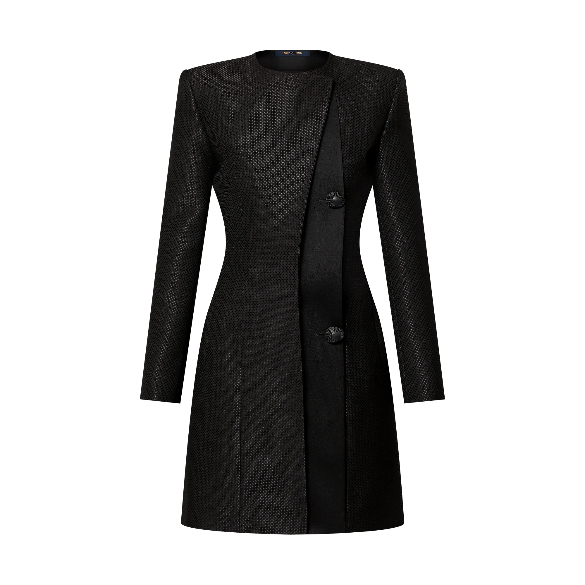 Louis Vuitton Asymmetrical Diamond Twill Coat - Women - Ready - to - Wear 1AGLDY