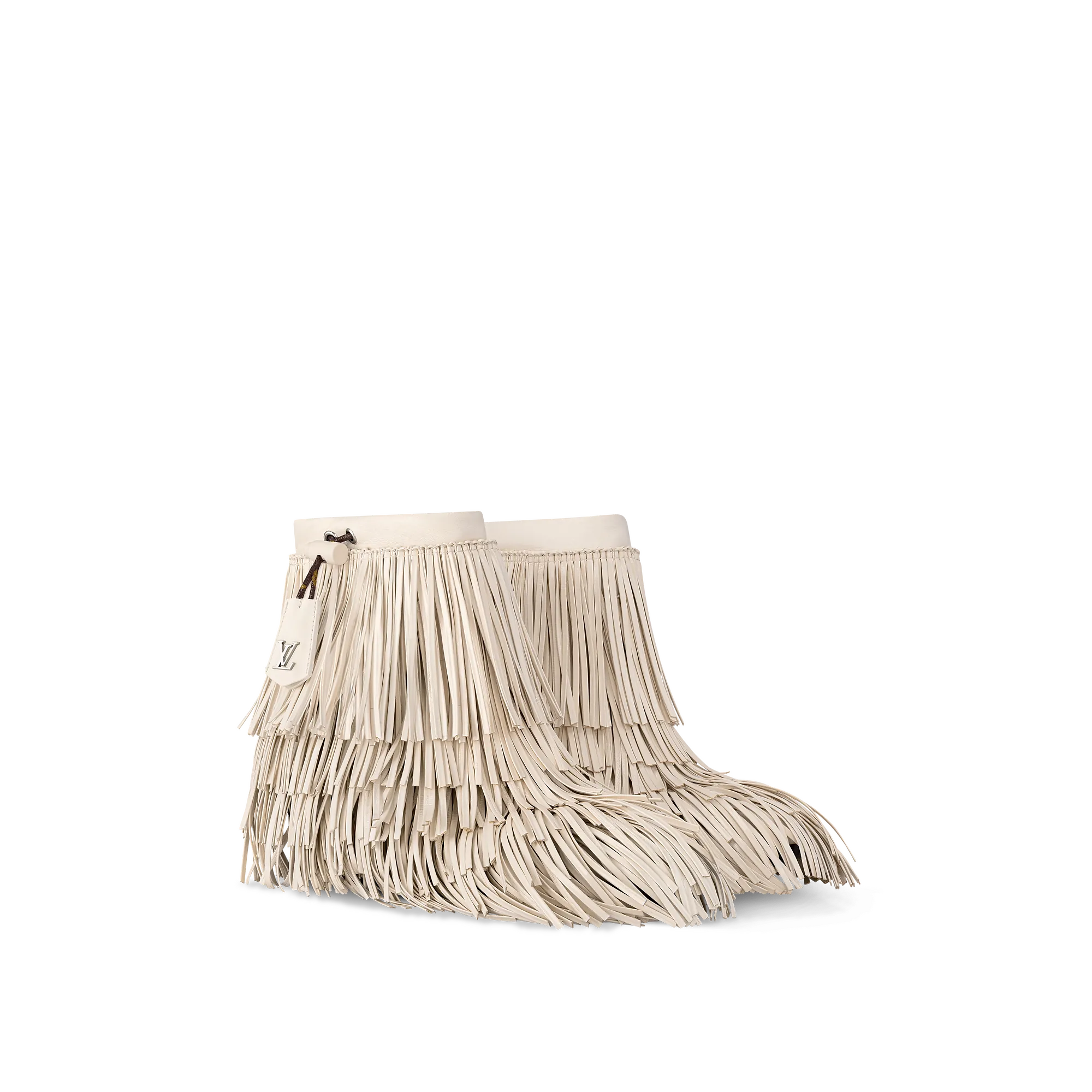 Louis Vuitton Edge Wedge Half Boot - Women - Shoes 1AGMD9 Cream