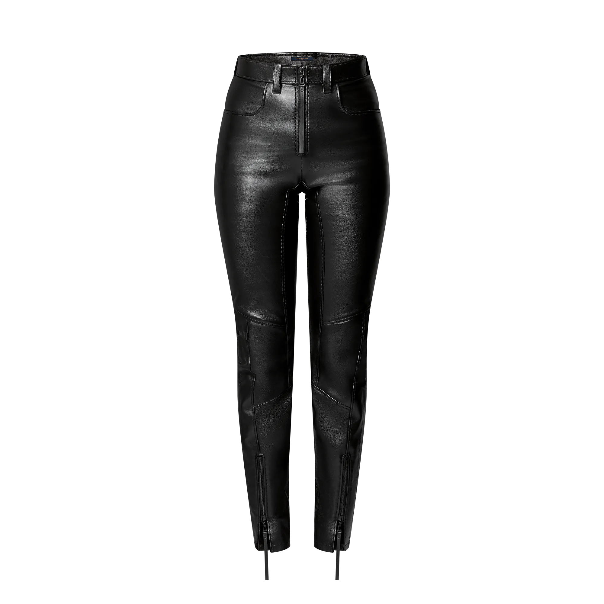 Louis Vuitton Zipper Detail Biker Pants - Women - Ready - to - Wear 1AGNKZ