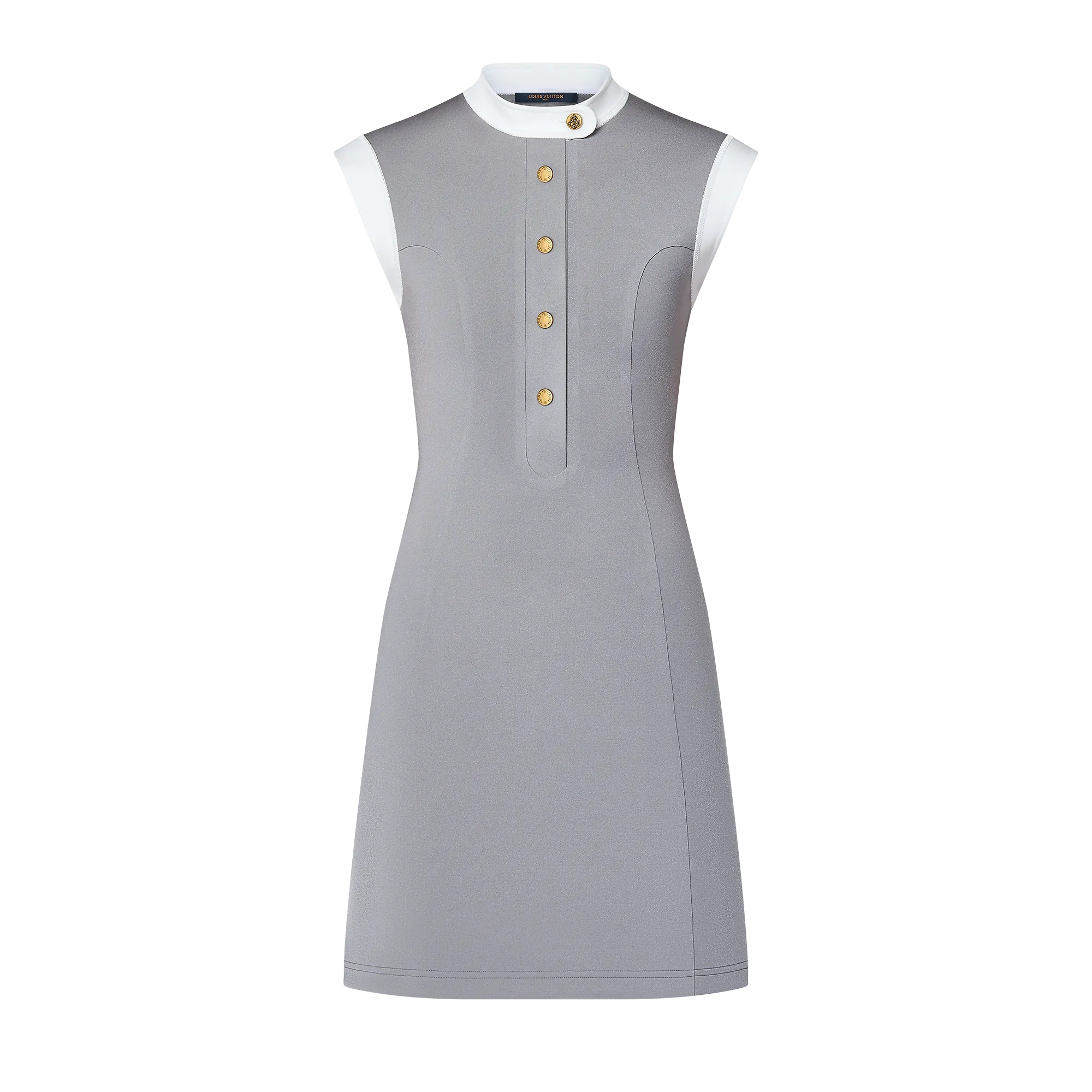 Louis Vuitton Technical Jersey Color - Block Dress - Women - Ready - to - Wear 1AGNPX
