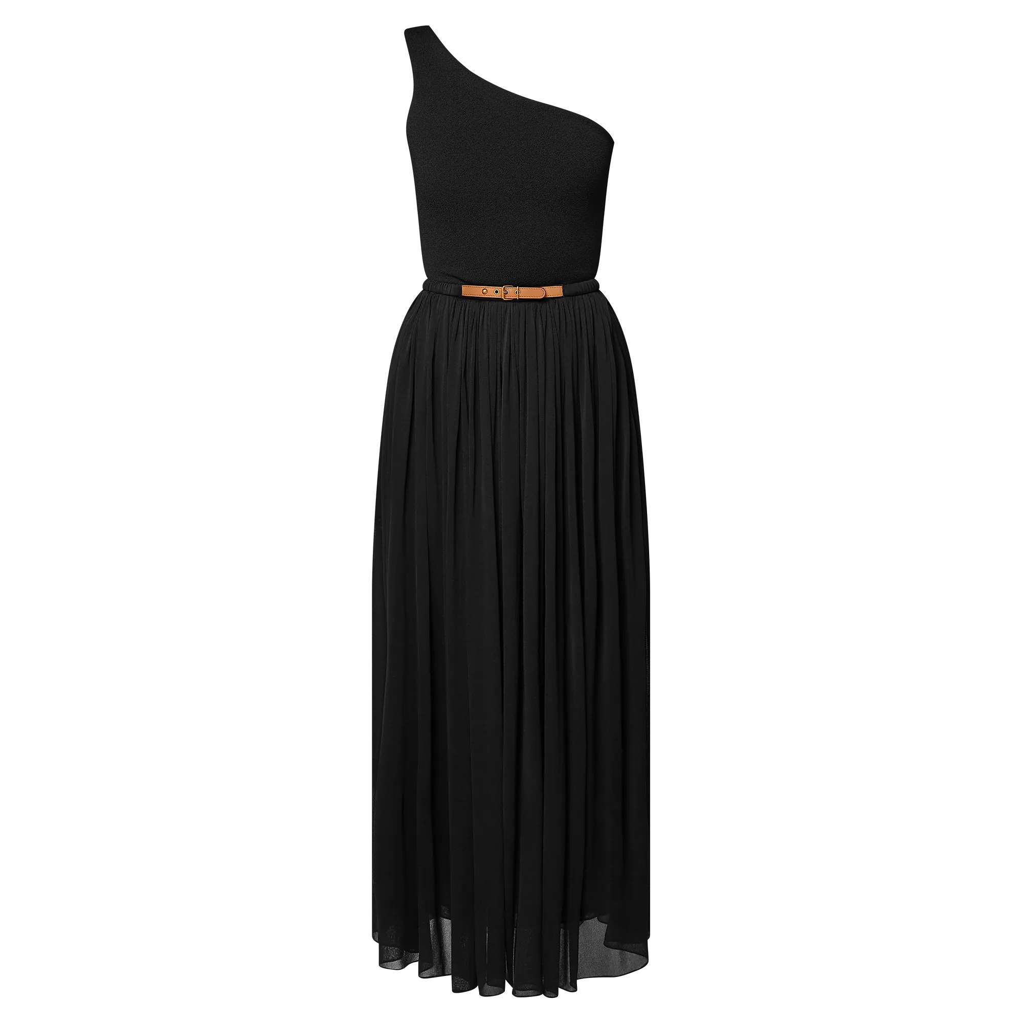 Louis Vuitton Asymmetrical Belted Dress - Women - Ready - to - Wear 1AGNTD
