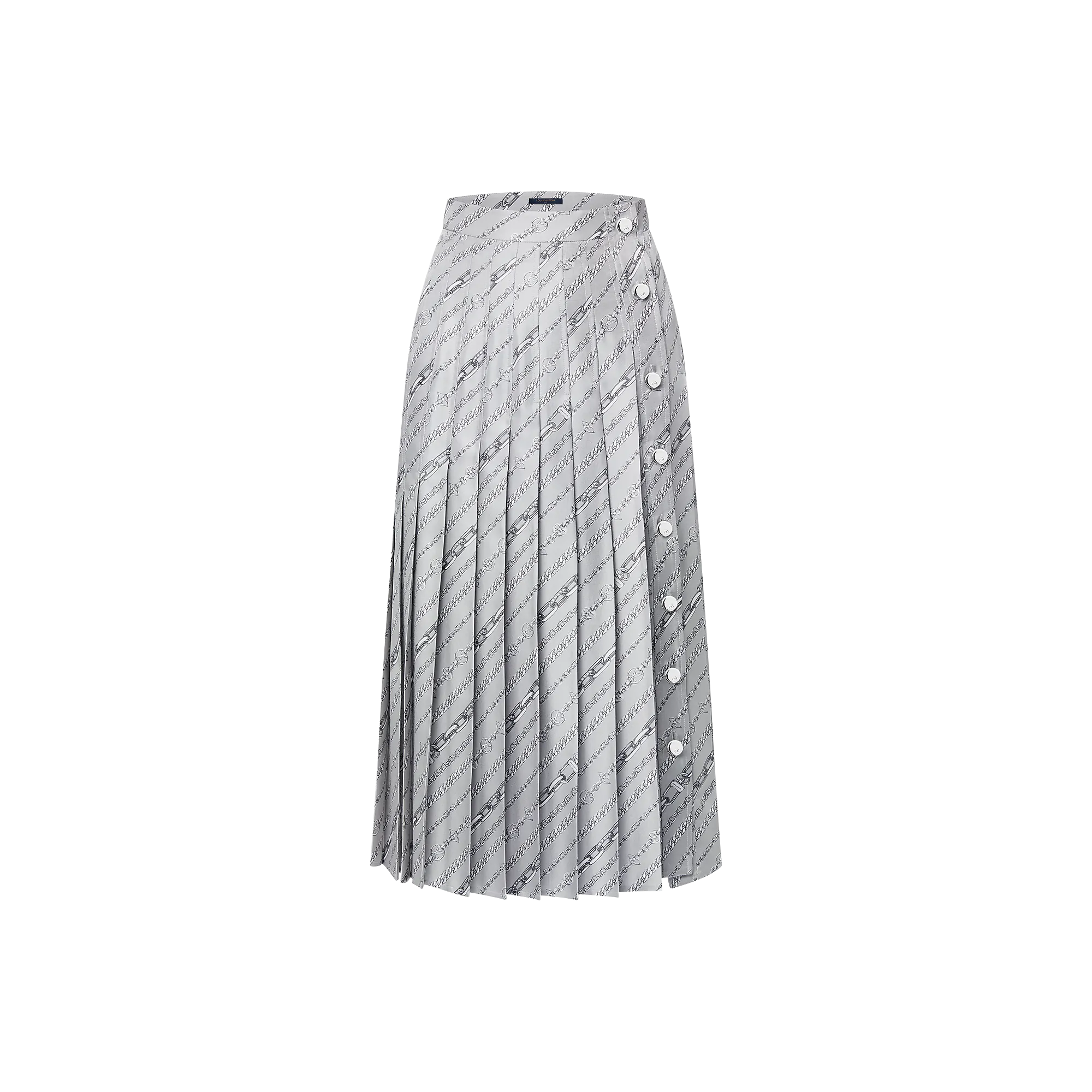 Louis Vuitton Chain Print Pleat Skirt - Women - Ready - to - Wear 1AGOBD