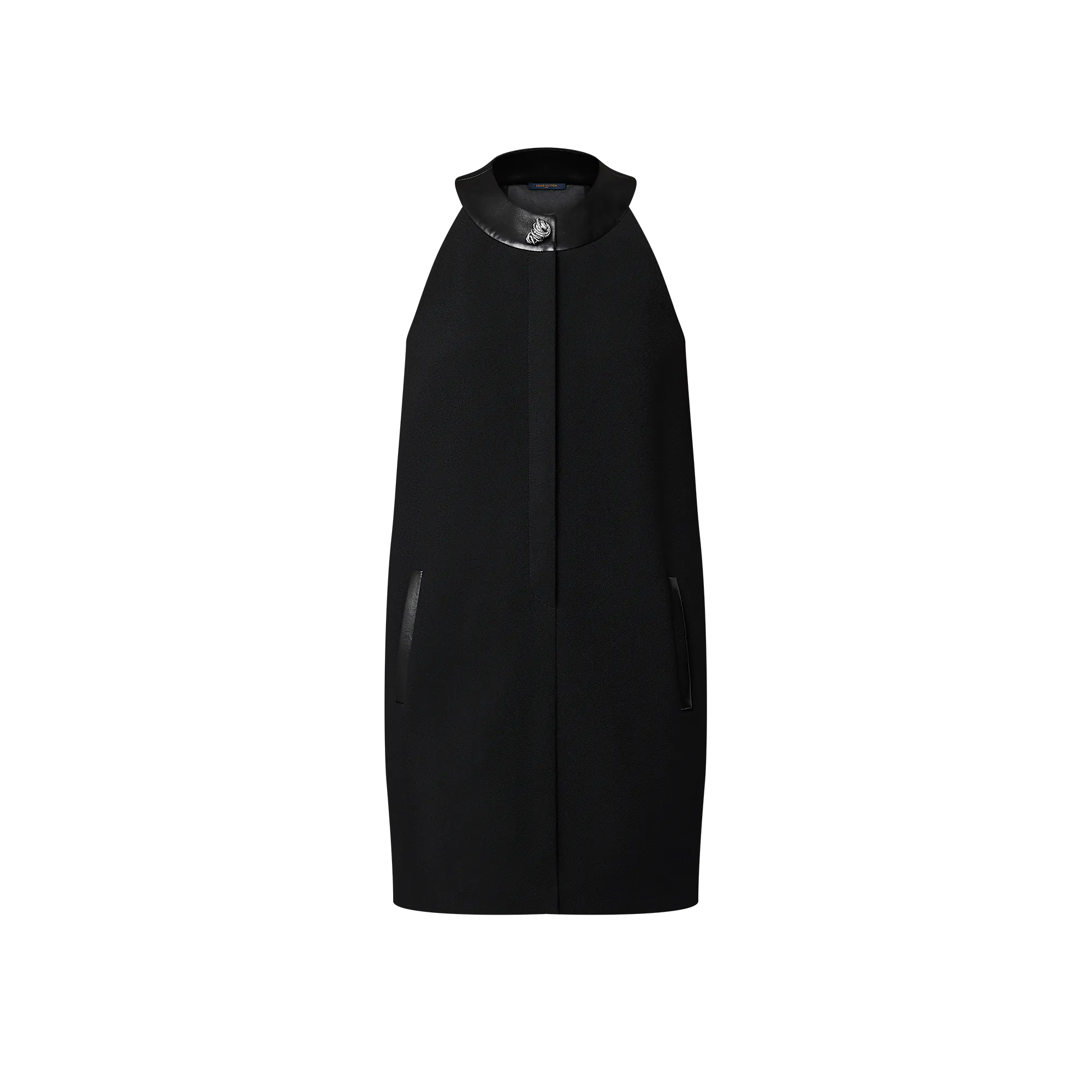 Louis Vuitton Leather Accent Straight Dress - Women - Ready - to - Wear 1AGQVJ