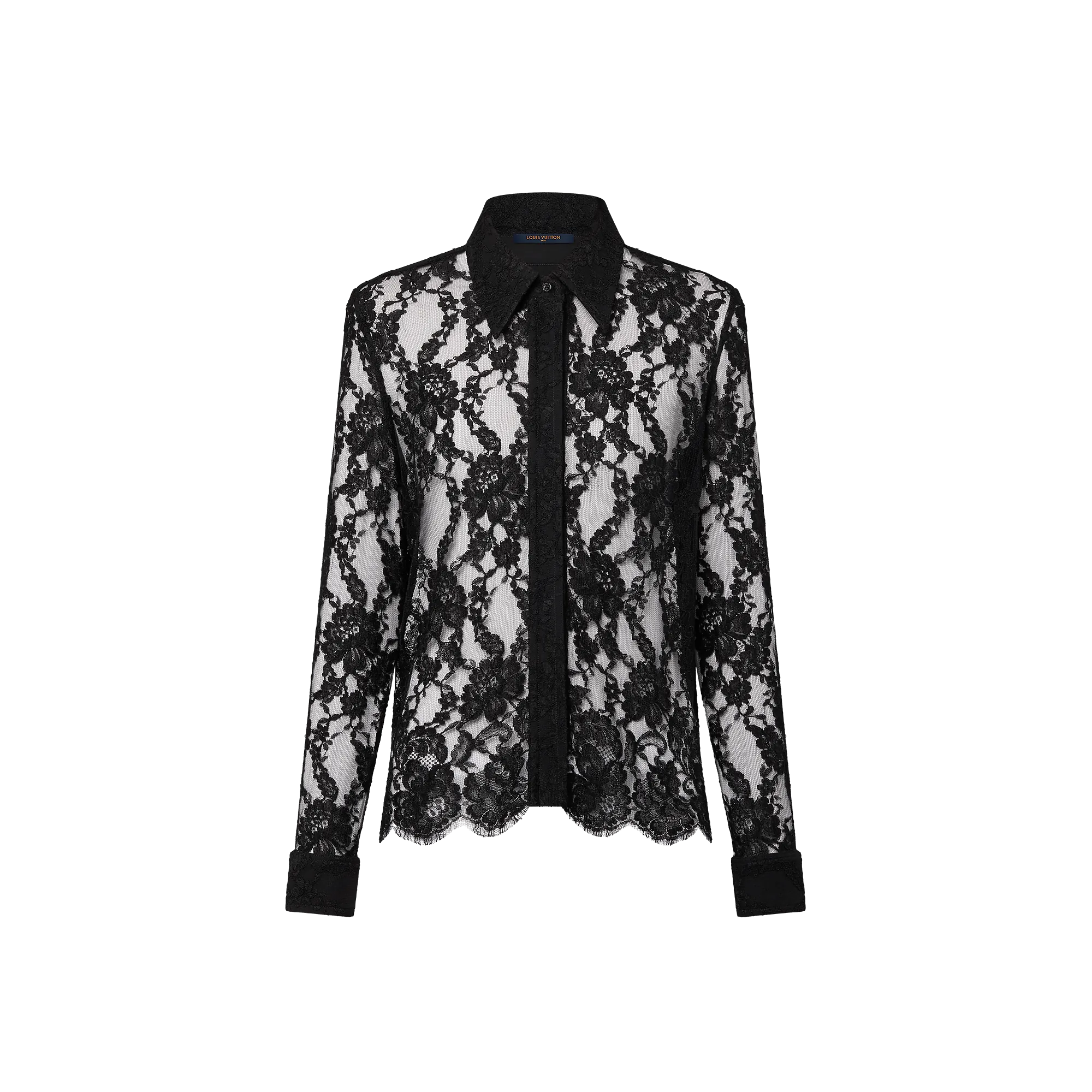 Louis Vuitton Floral Lace Shirt - Women - Ready - to - Wear 1AGRAR