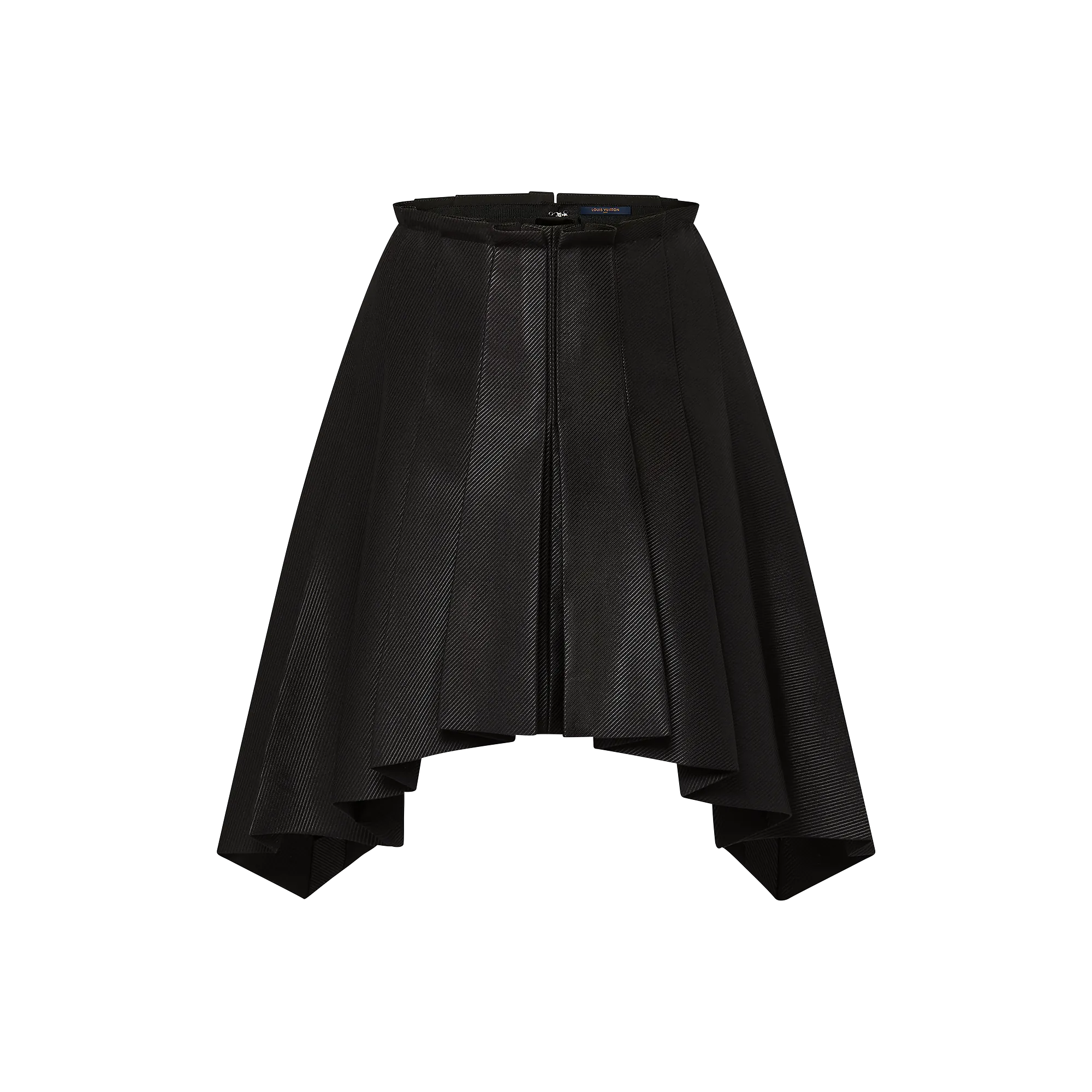 Louis Vuitton Asymmetrical Box Pleat Twill Skirt - Women - Ready - to - Wear 1AGRL2