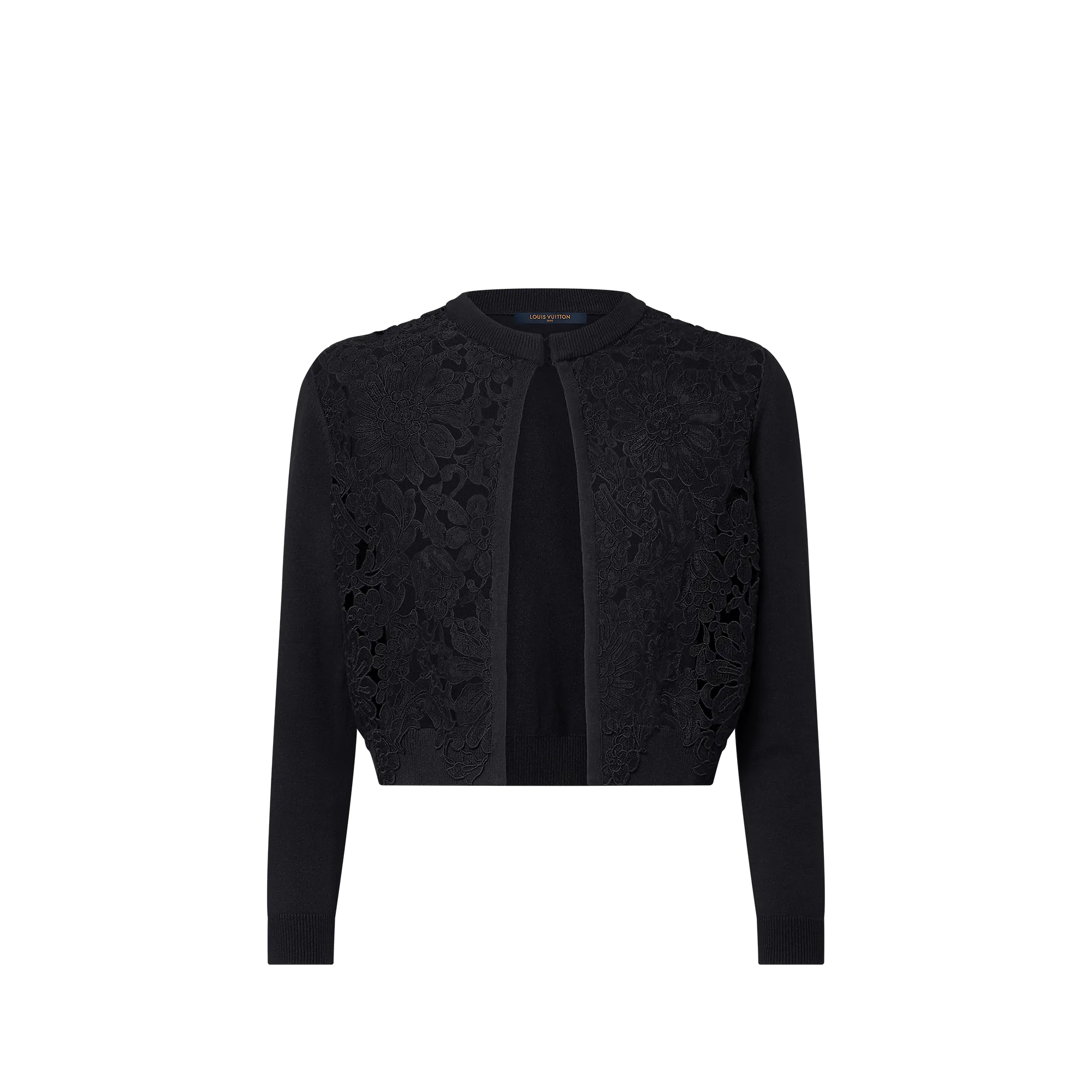 Louis Vuitton Floral Lace Accent Cardigan - Women - Ready - to - Wear 1AGSEO