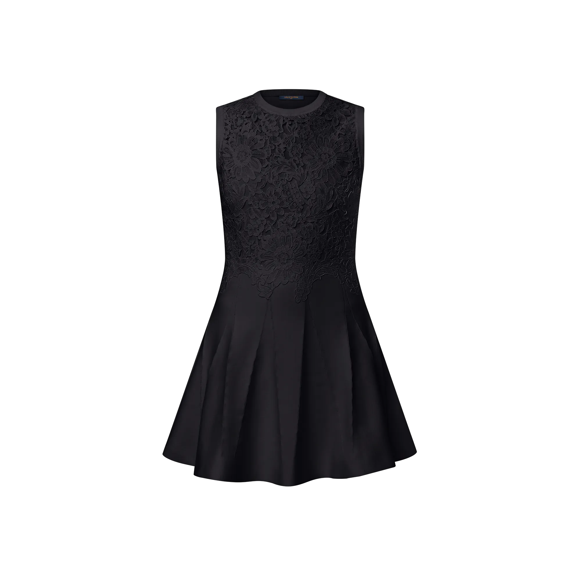 Louis Vuitton Floral Lace Accent Dress - Women - Ready - to - Wear 1AGSFC