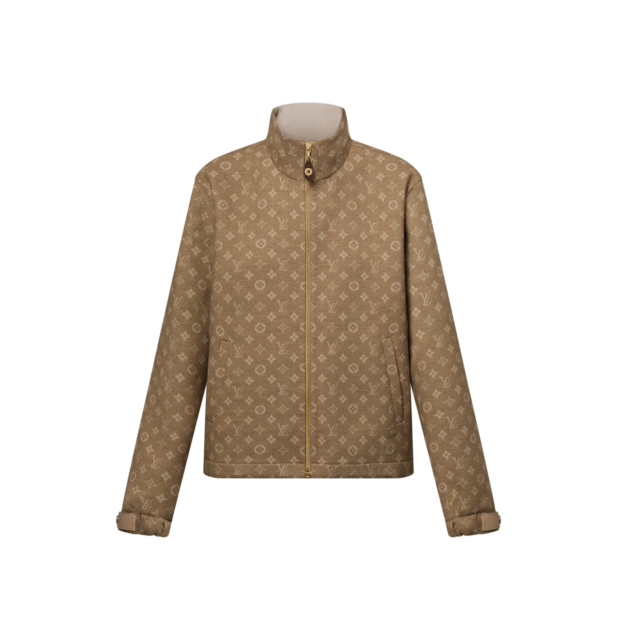 Louis Vuitton Double Face Monogram Jacket - Women - Ready-to-Wear 1AHXXE Camel