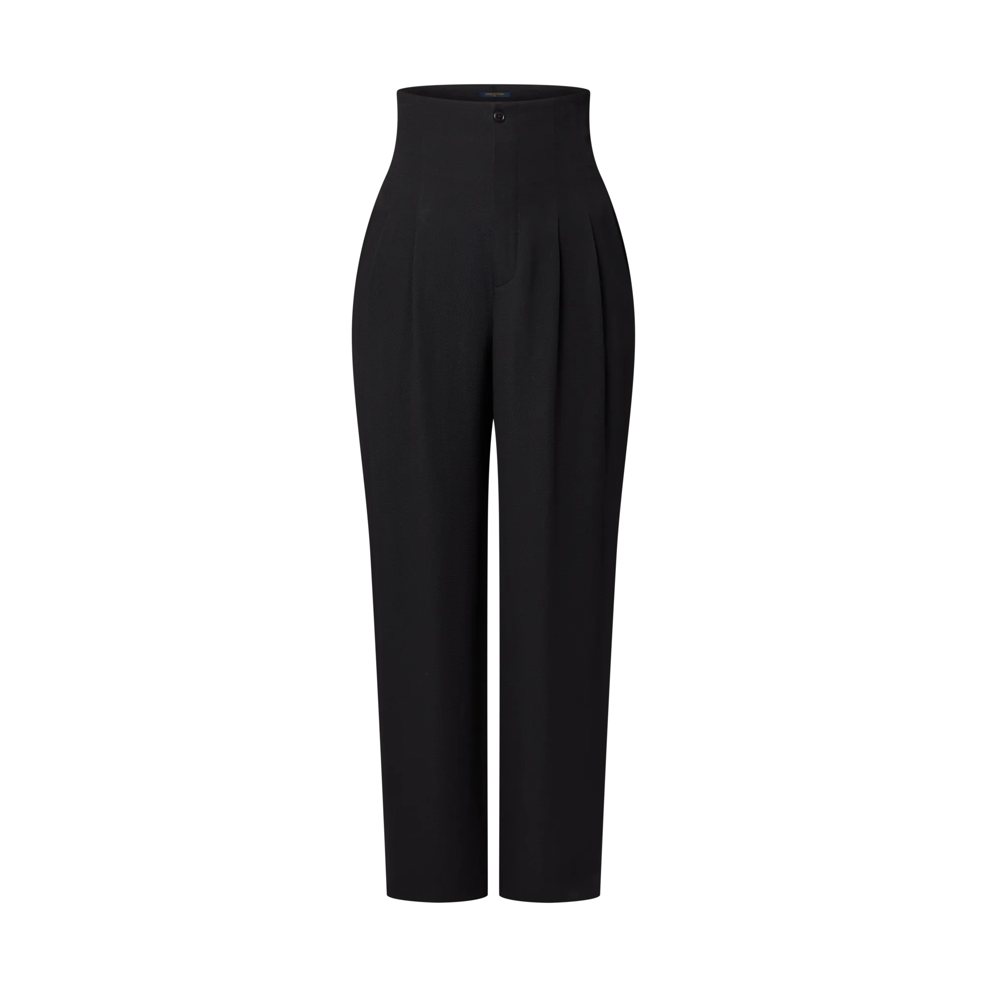 Louis Vuitton Tailored High-Waist Pants - Women - Ready-to-Wear 1AHXZD Black