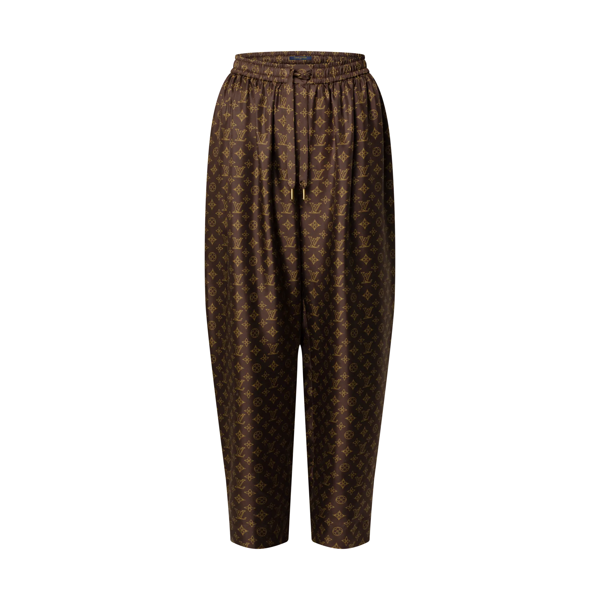 Louis Vuitton Mahina Baggy Pajama Pants - Women - Ready-to-Wear 1AHXZM Brown