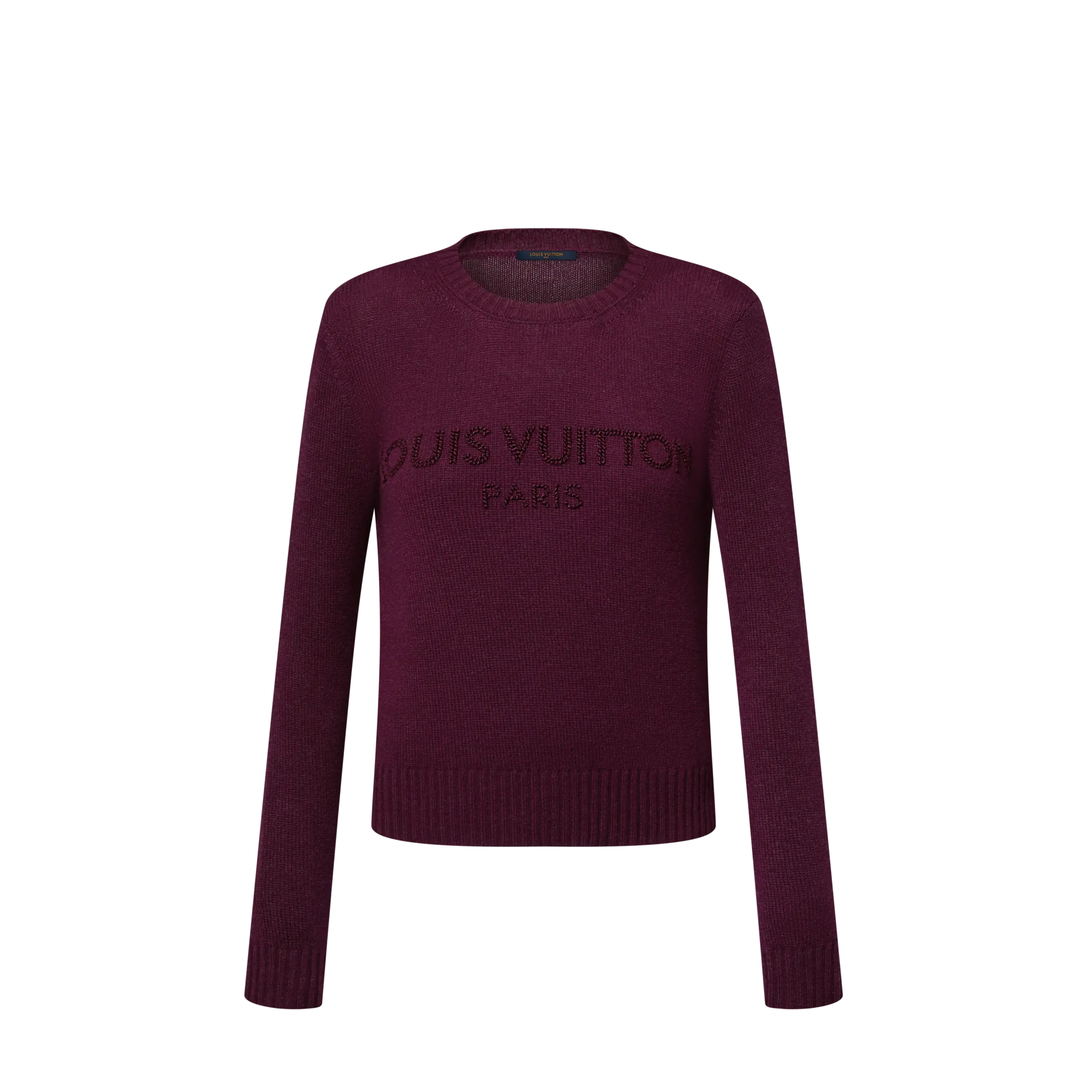Louis Vuitton Signature Knit Pullover - Women - Ready - to - Wear 1AHZ04 Red