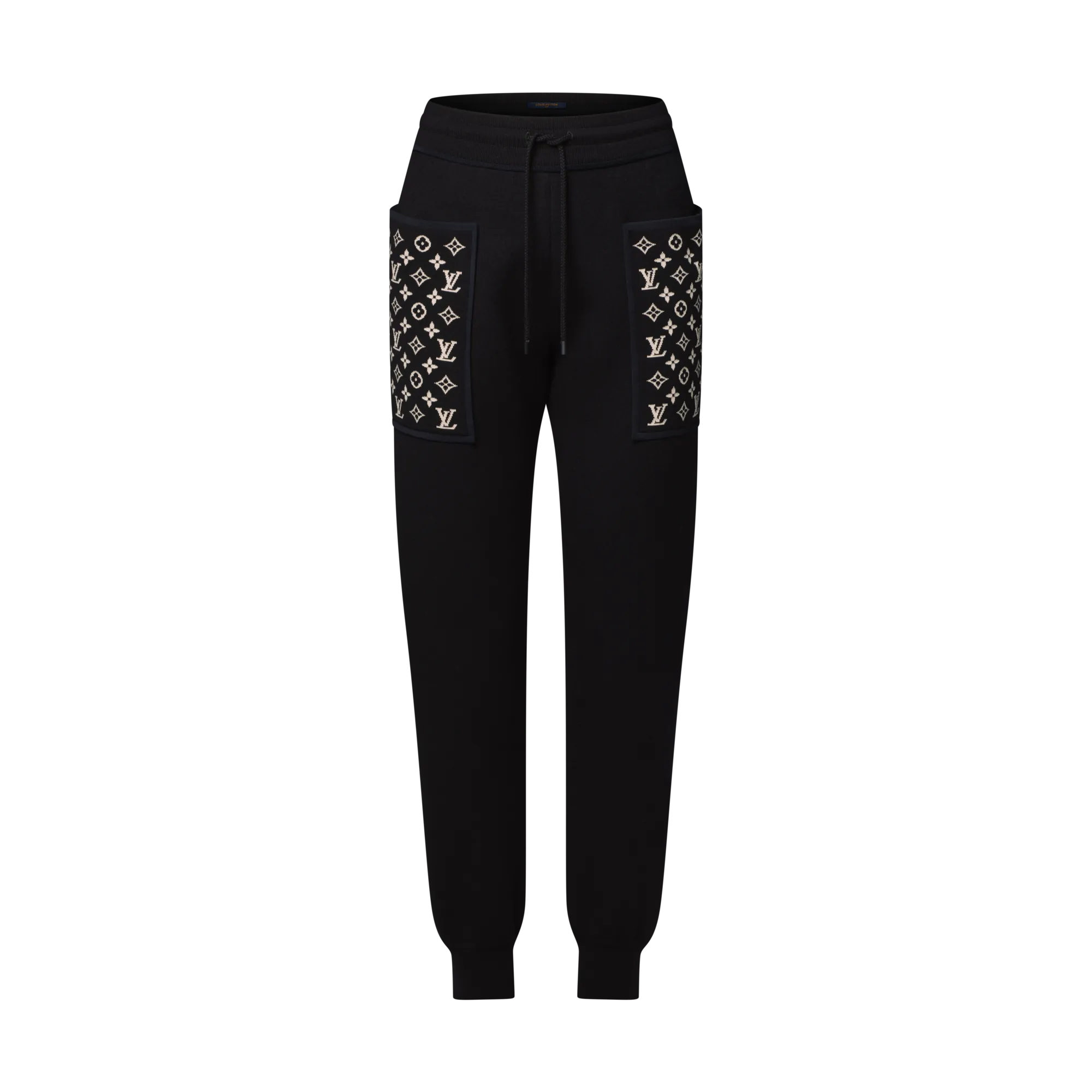 Louis Vuitton Monogram Accent Jogging Pants - Women - Ready-to-Wear 1AHZFS Black