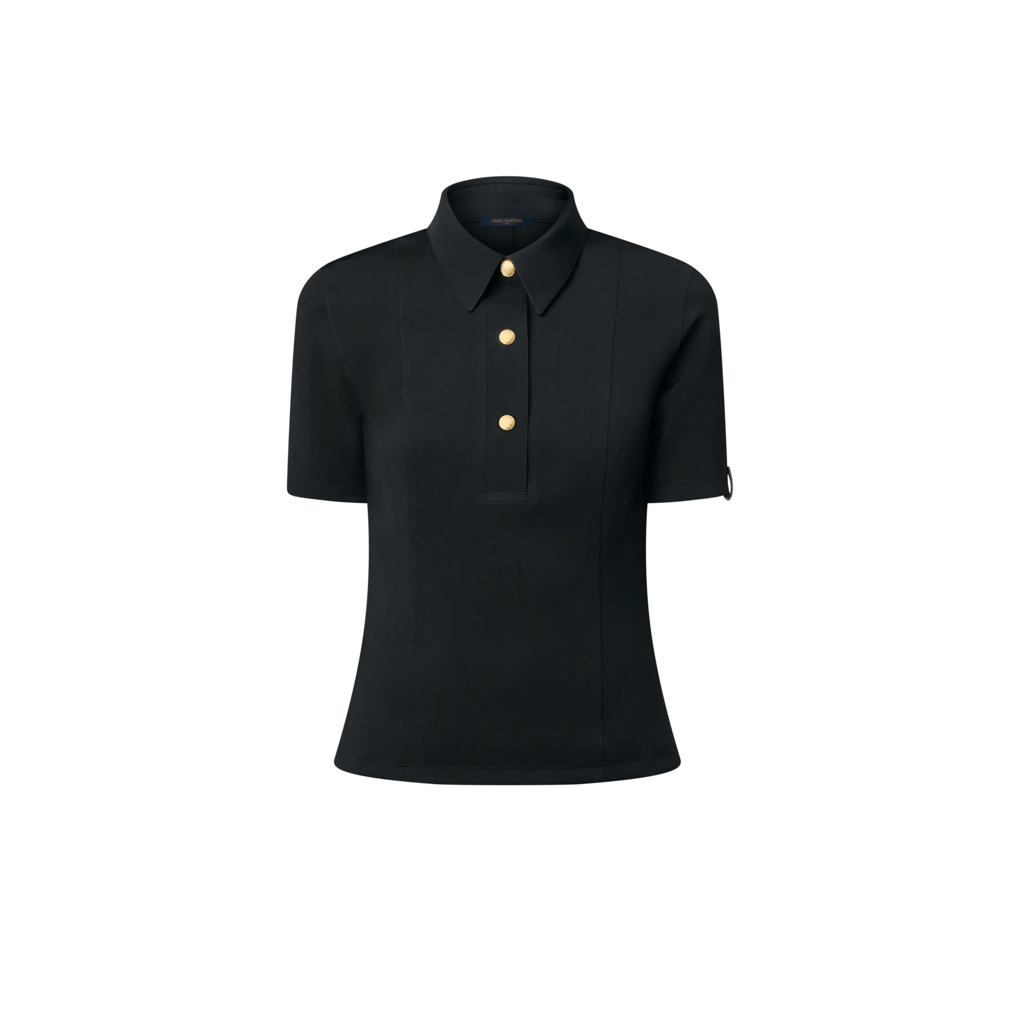 Louis Vuitton Technical Jersey Polo Top - Women - Ready - to - Wear 1AI273 Black