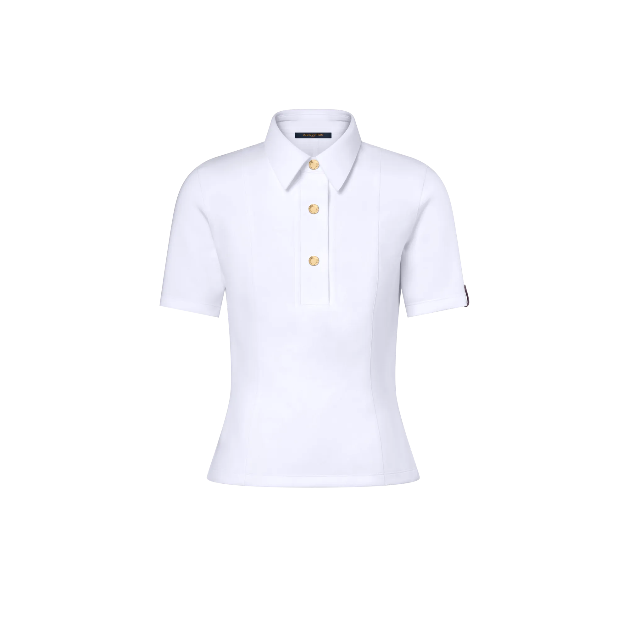 Louis Vuitton Technical Jersey Polo Top - Women - Ready - to - Wear 1AI280 White