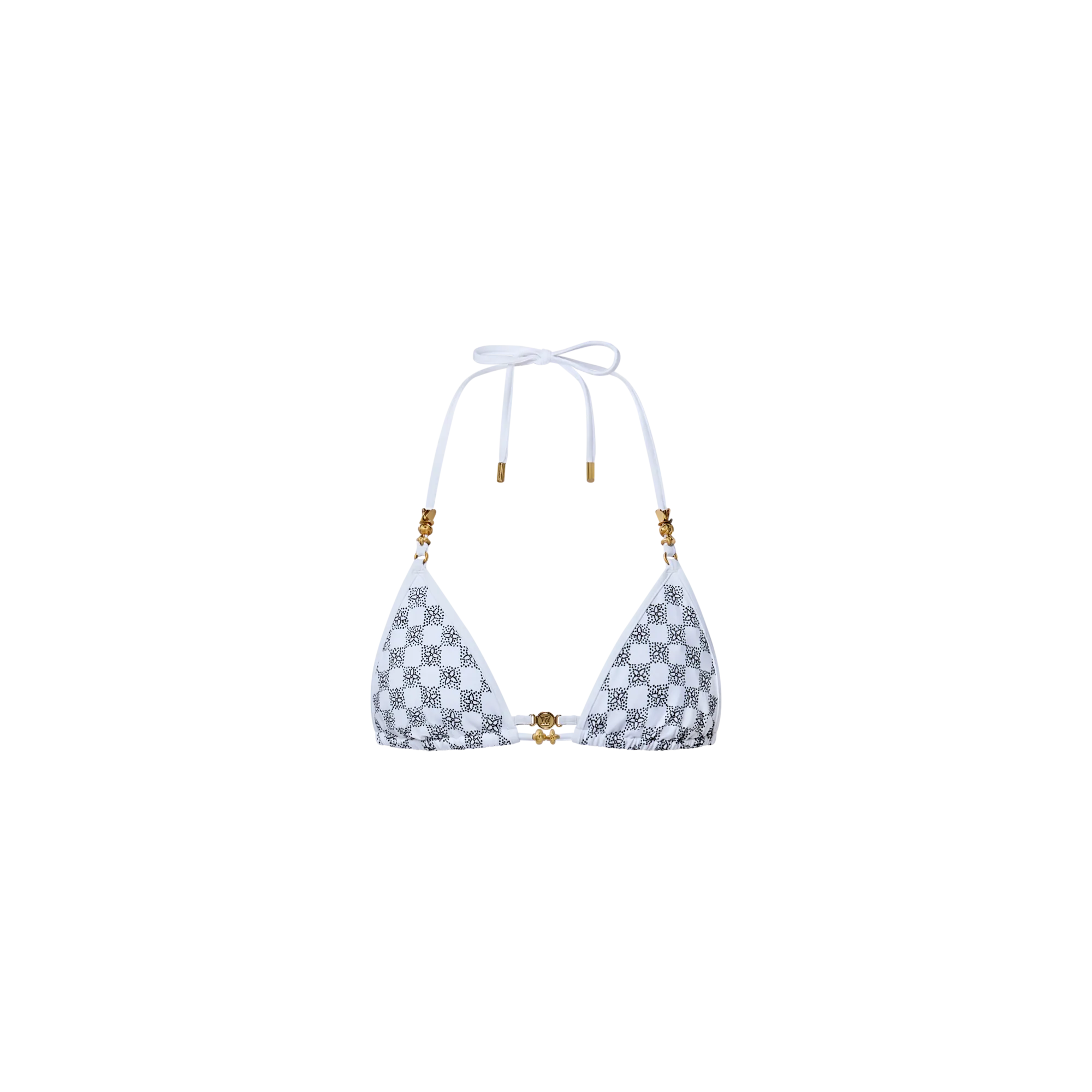 Louis Vuitton Dotted Damier Bikini Top - Women - Ready - to - Wear 1AI352 White