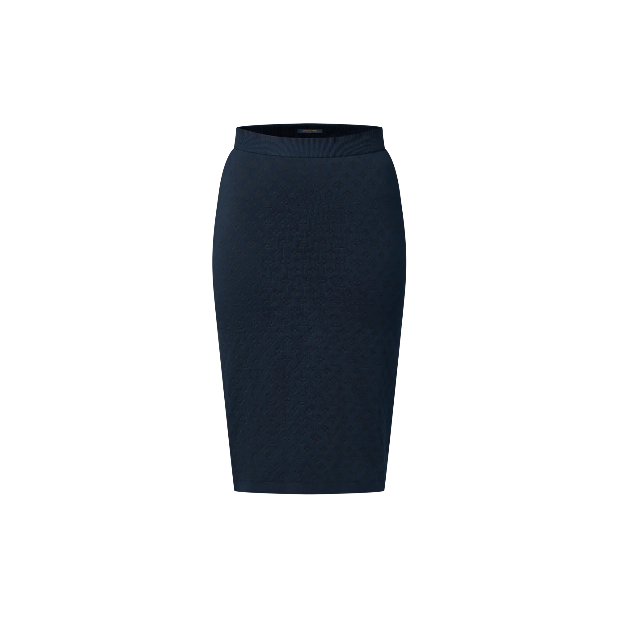 Louis Vuitton Monogram Jacquard Knit Skirt - New - For Women 1AI759 Orange