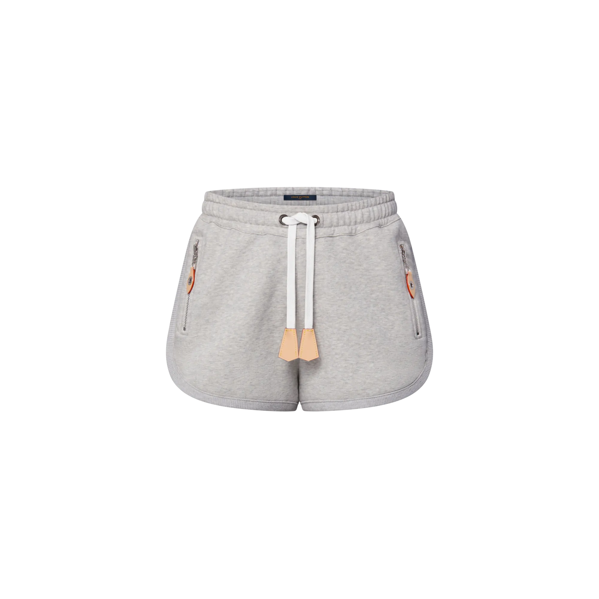 Louis Vuitton Leather Accent Jogging Shorts - Women - Ready - to - Wear 1AIAG8 Grey