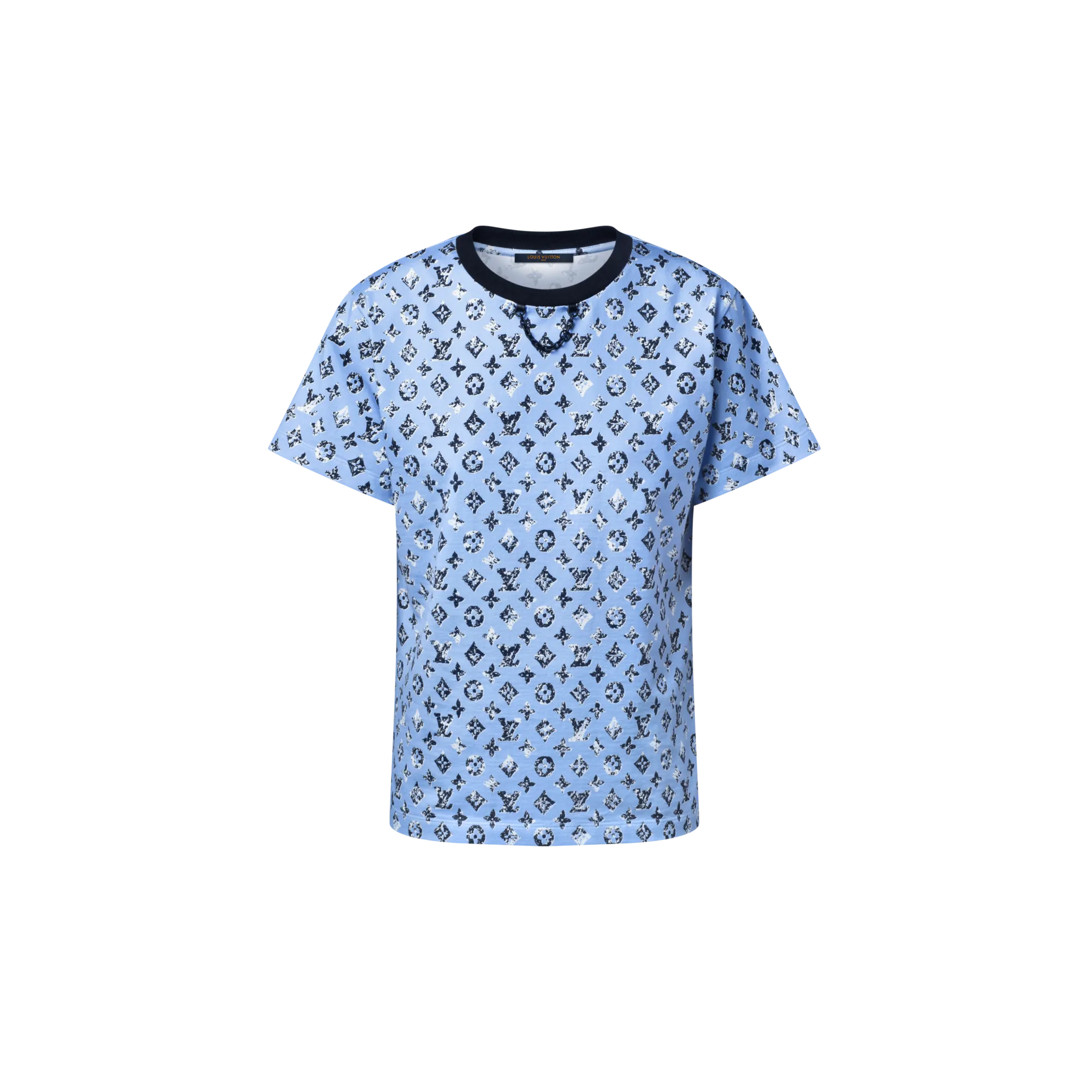 Louis Vuitton Graphic Monogram T - Shirt - Women - Ready - to - Wear 1AIALB Blue