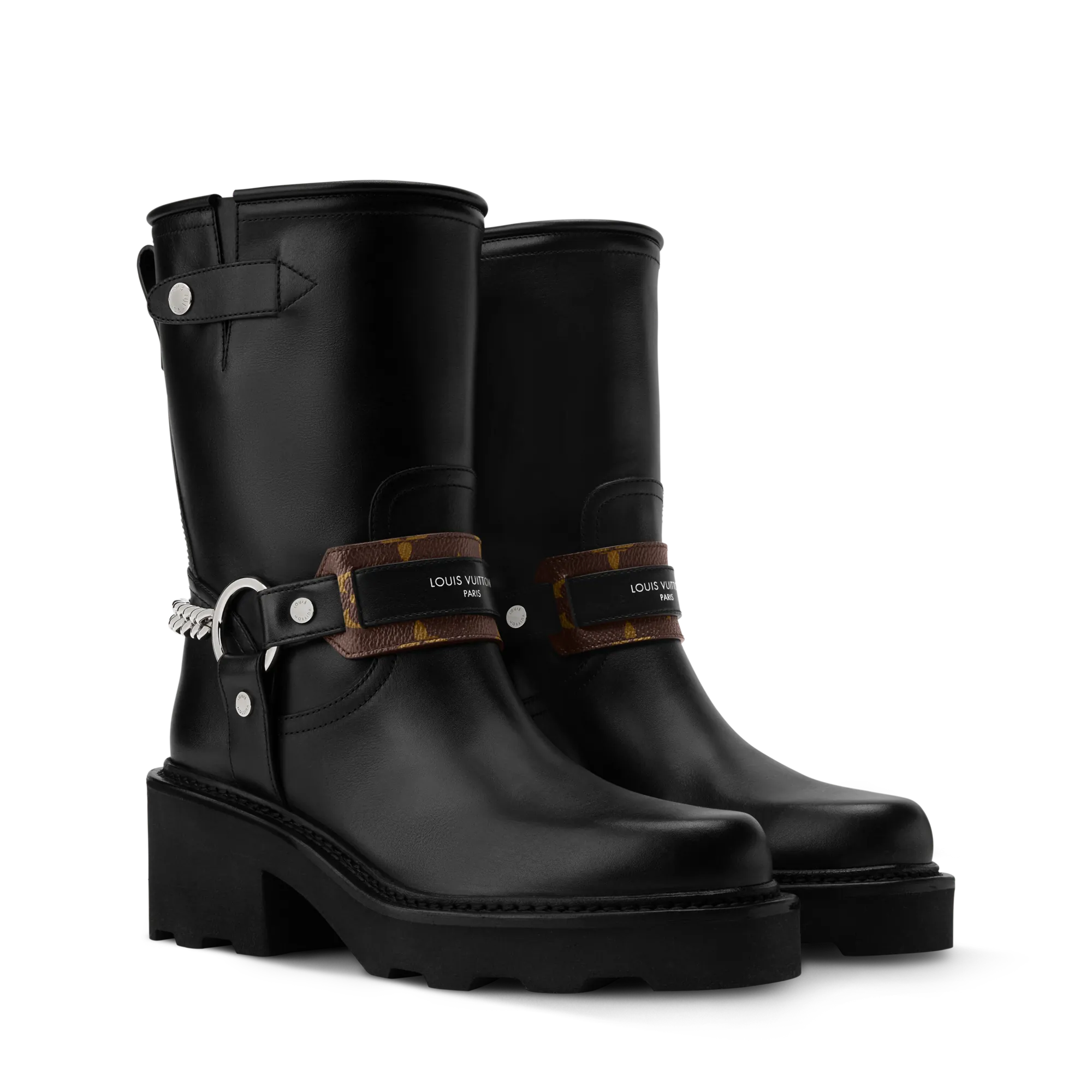 Louis Vuitton LV Beaubourg Ankle Boot Calfxx - Women - Shoes 1AIBQR Black