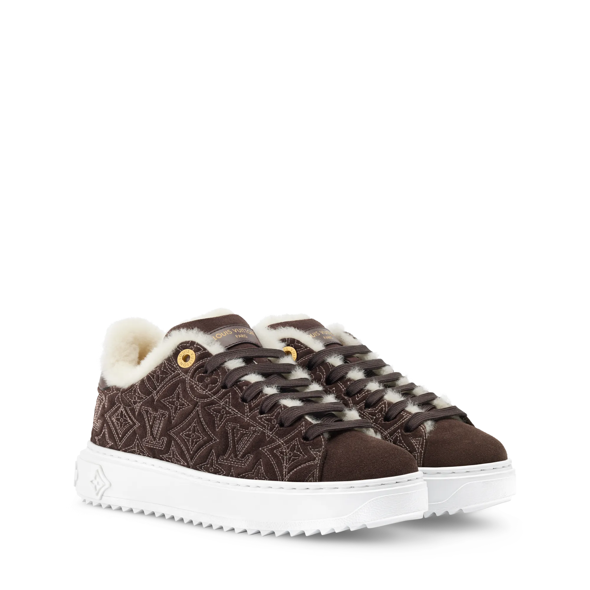 Louis Vuitton Time Out Sneaker Calfxx - Women - Shoes 1AIDID Brown