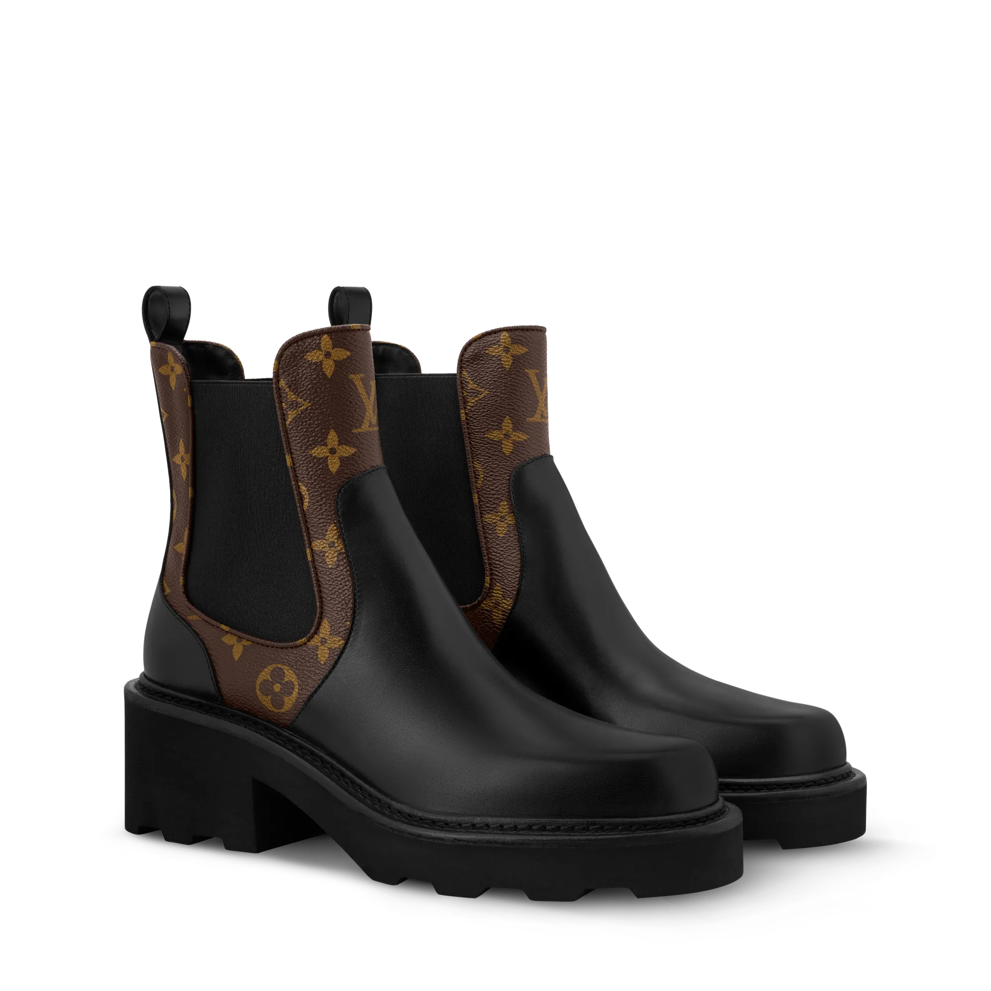 Louis Vuitton LV Beaubourg Chelsea Ankle Boot Calfxx - Women - Shoes 1AIEJ4 Black