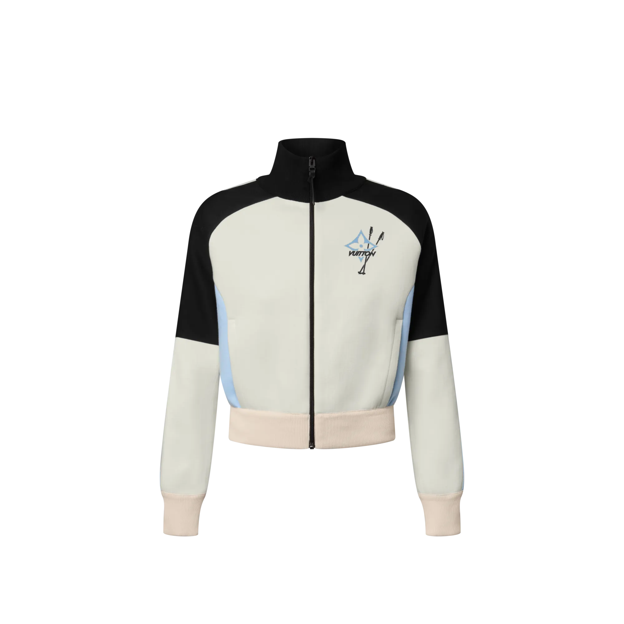 Louis Vuitton Color - Blocked Mountain Signature Jacket - Women - Ready - to - Wear 1AIQ31 Beige