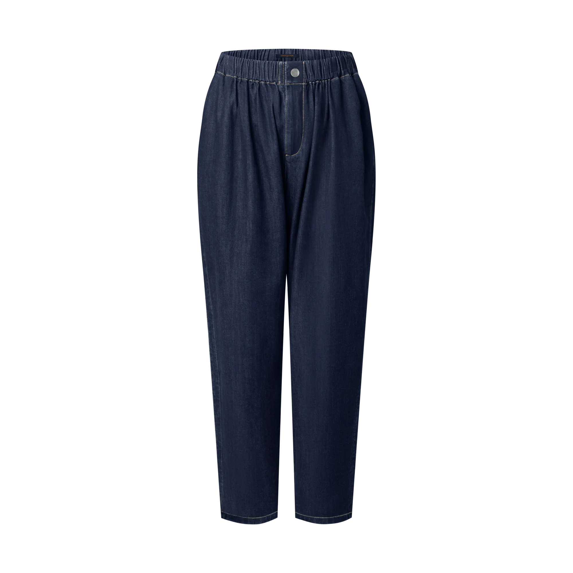 Louis Vuitton Denim Carrot Pants - Women - Ready - to - Wear 1AIQCZ Blue