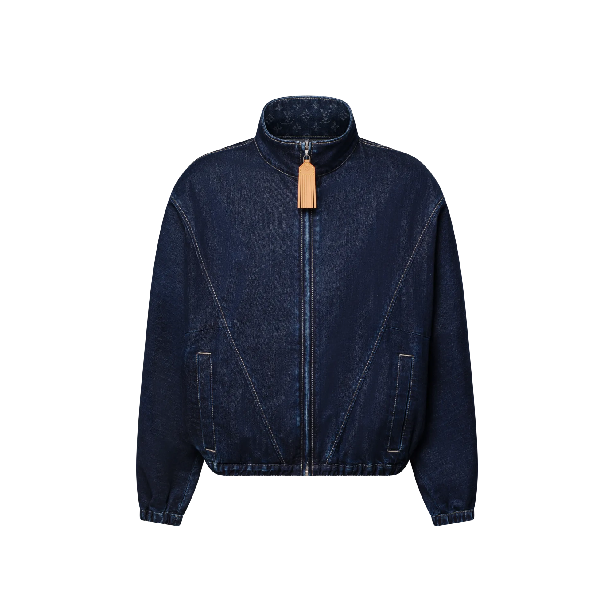 Louis Vuitton Denim Zip - Up Jacket - Women - Ready - to - Wear 1AIQDN Blue