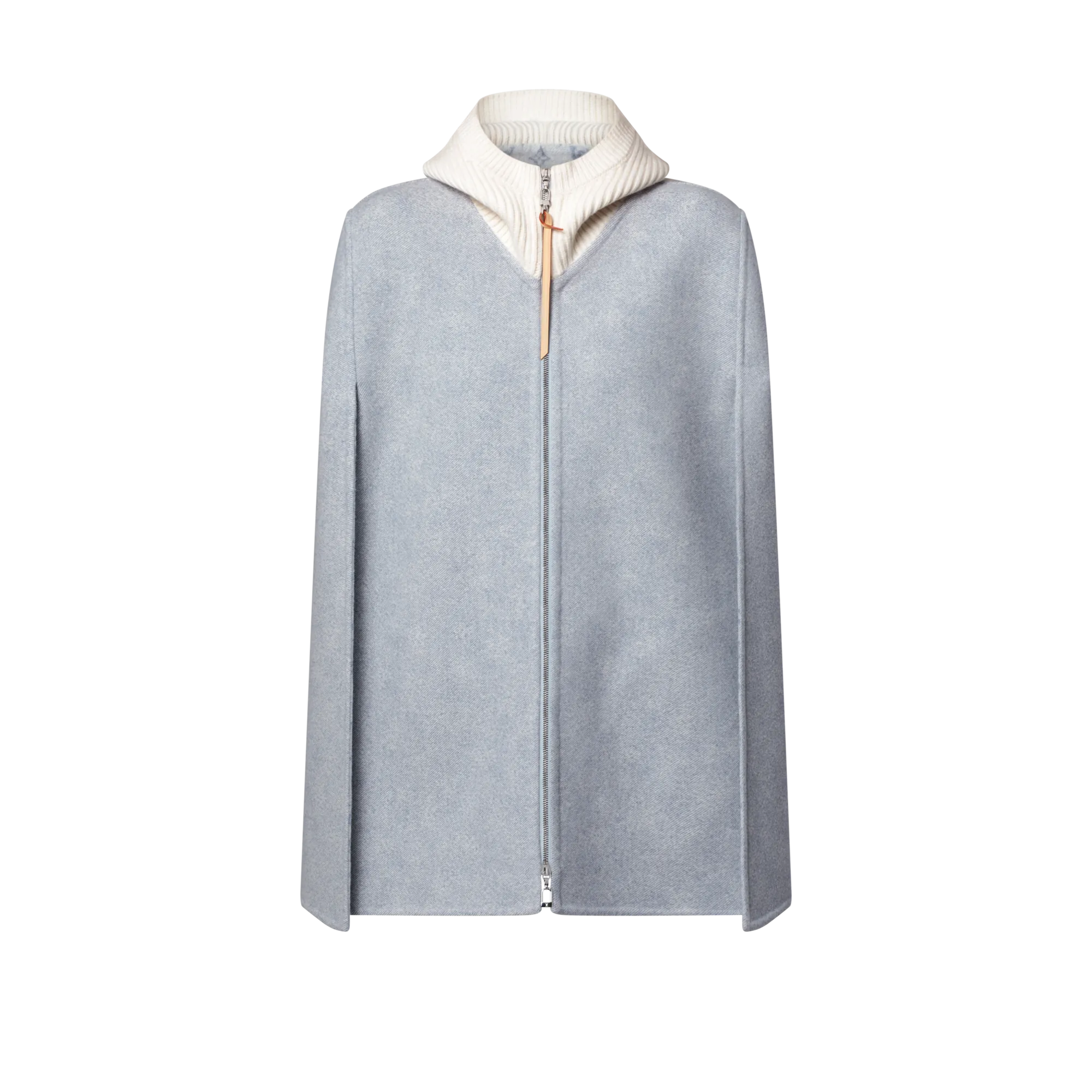 Louis Vuitton Denim - Effect Double Face Cape - Women - Ready - to - Wear 1AIQR7 Blue