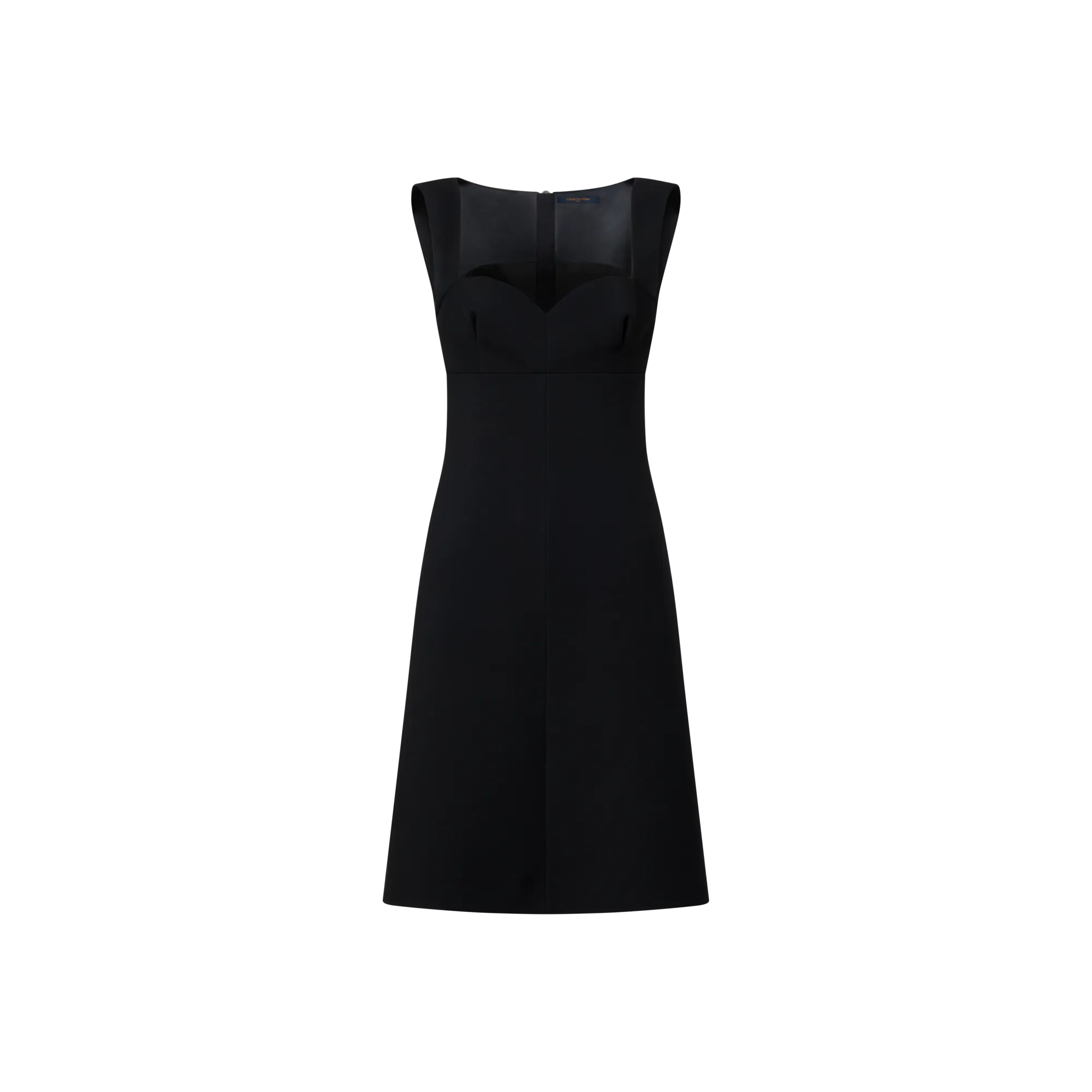 Louis Vuitton Sweetheart Neckline Dress - Women - Ready - to - Wear 1AIR13 Black