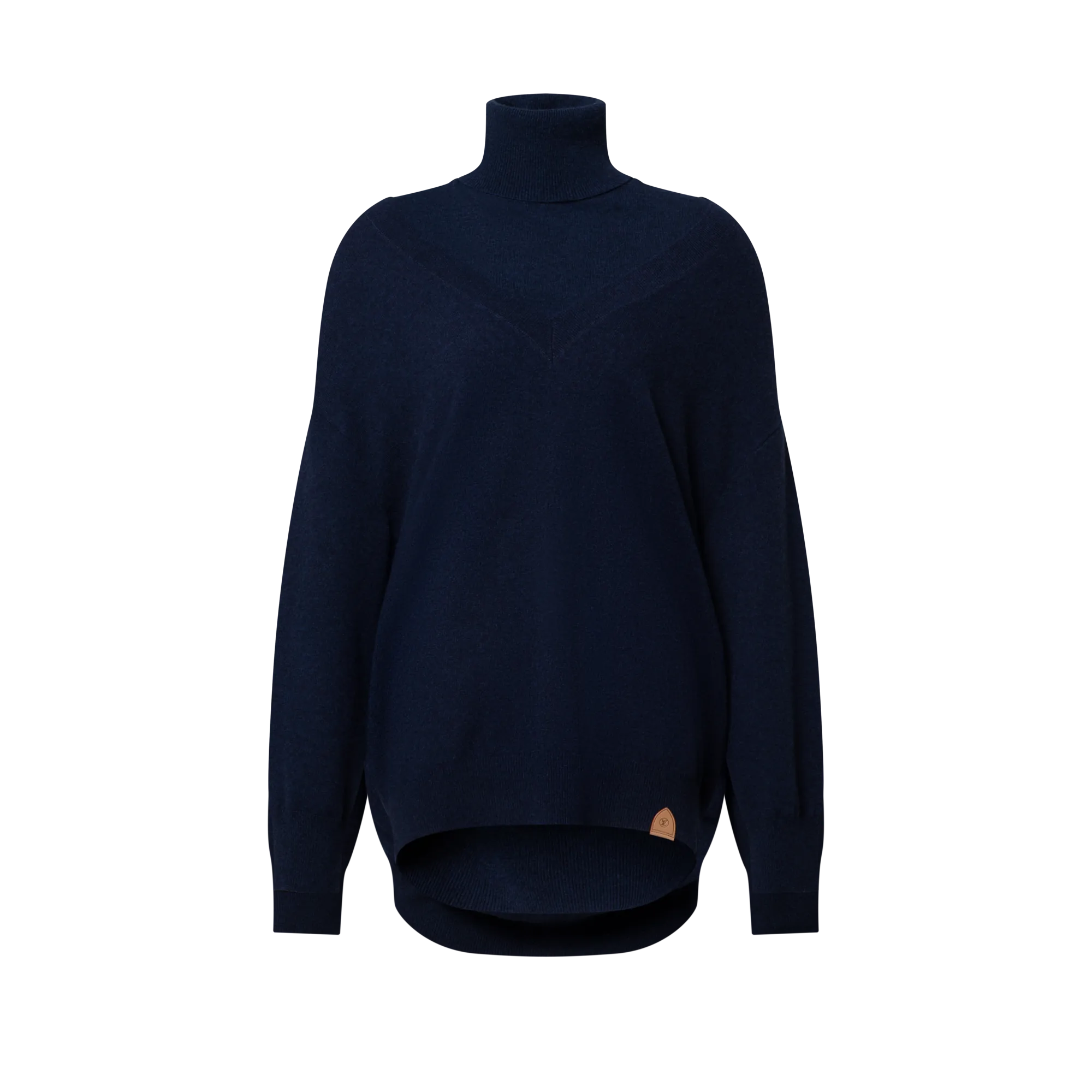 Louis Vuitton Cashmere Double Neck Pullover - Women - Ready - to - Wear 1AIRCH Blue