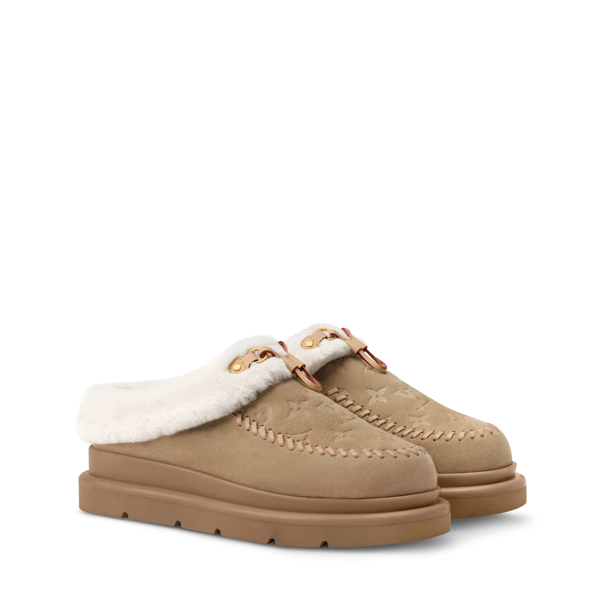 Louis Vuitton Cortina Closed Mule Calfxx - Women - Shoes 1AITI6 Beige