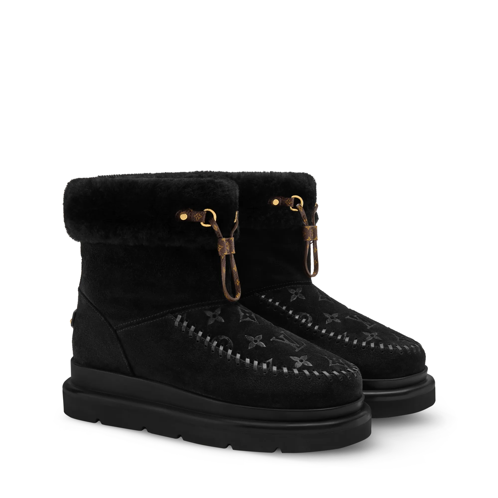 Louis Vuitton Cortina Ankle Boot Calfxx - Women - Shoes 1AIUEH Black