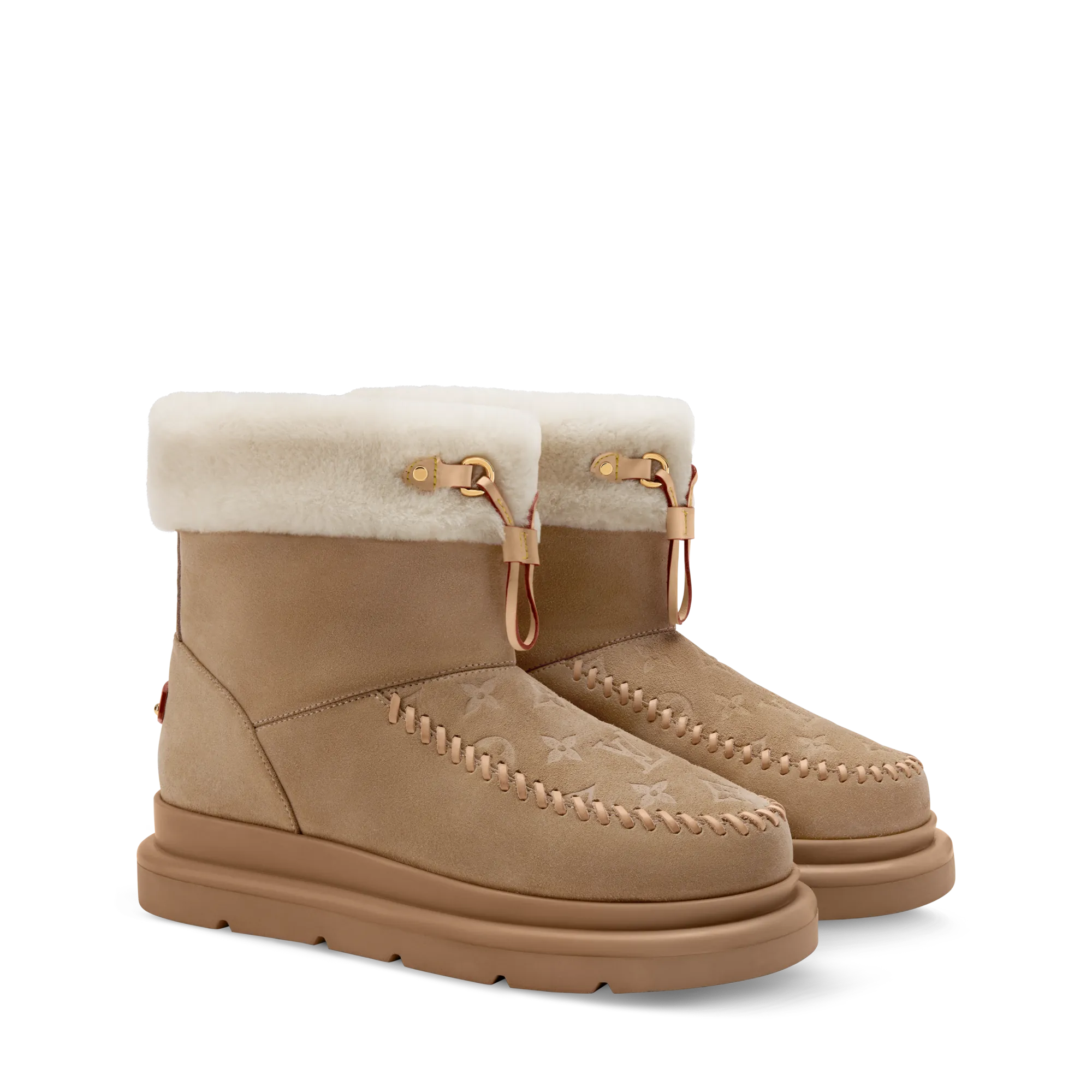 Louis Vuitton Cortina Ankle Boot Calfxx - Women - Shoes 1AIUEY Beige