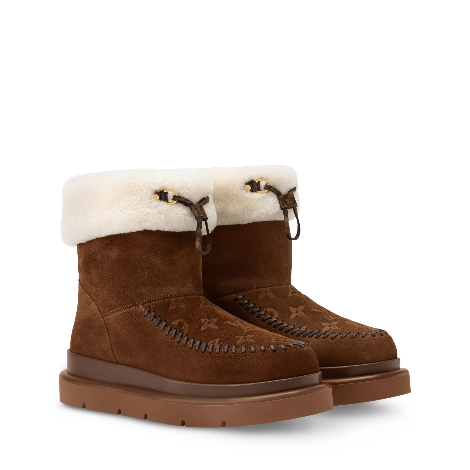 Louis Vuitton Cortina Ankle Boot Calfxx - Women - Shoes 1AIUFF Brown